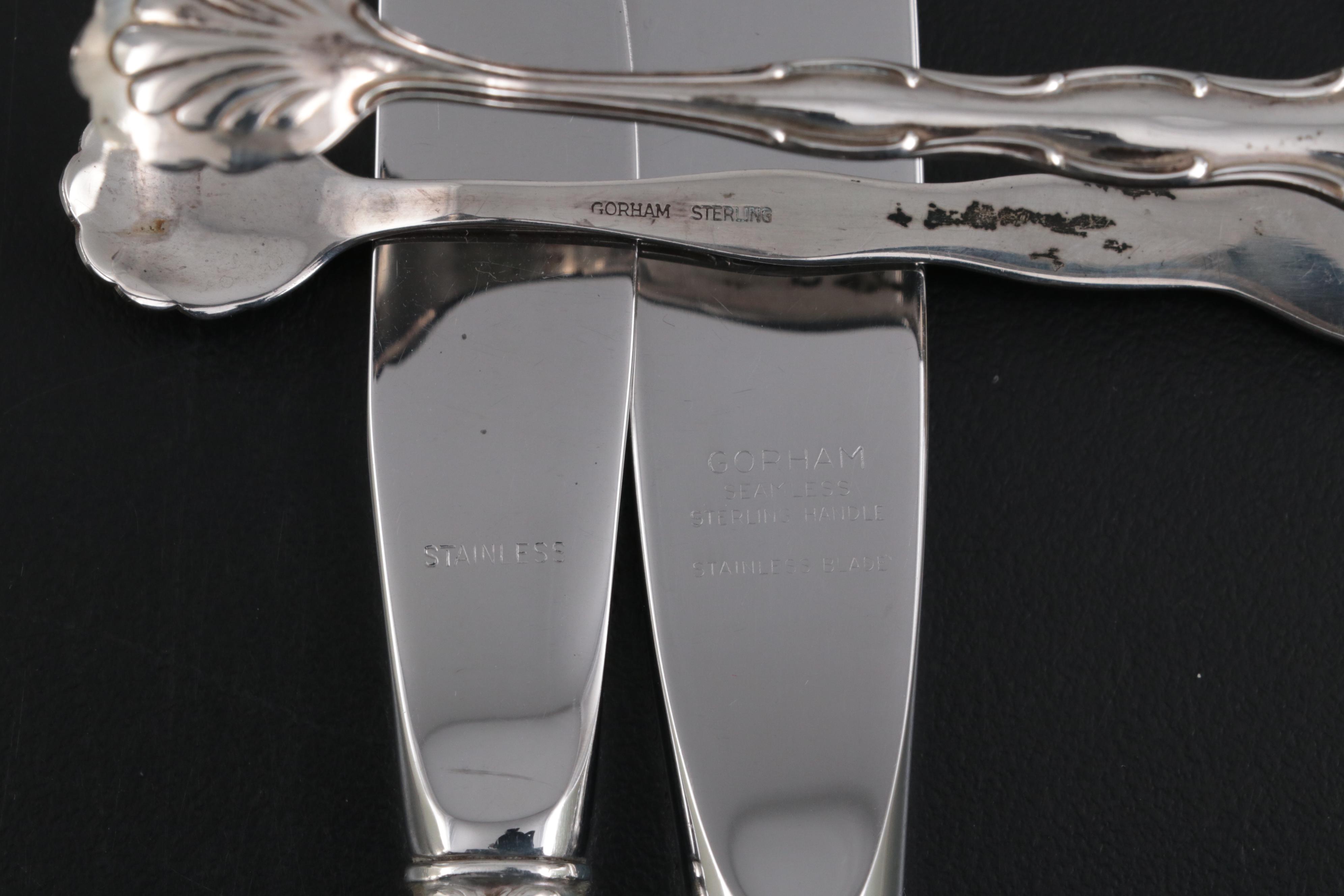 Gorham "Rondo" Sterling Silver Flatware and Serving Utensils