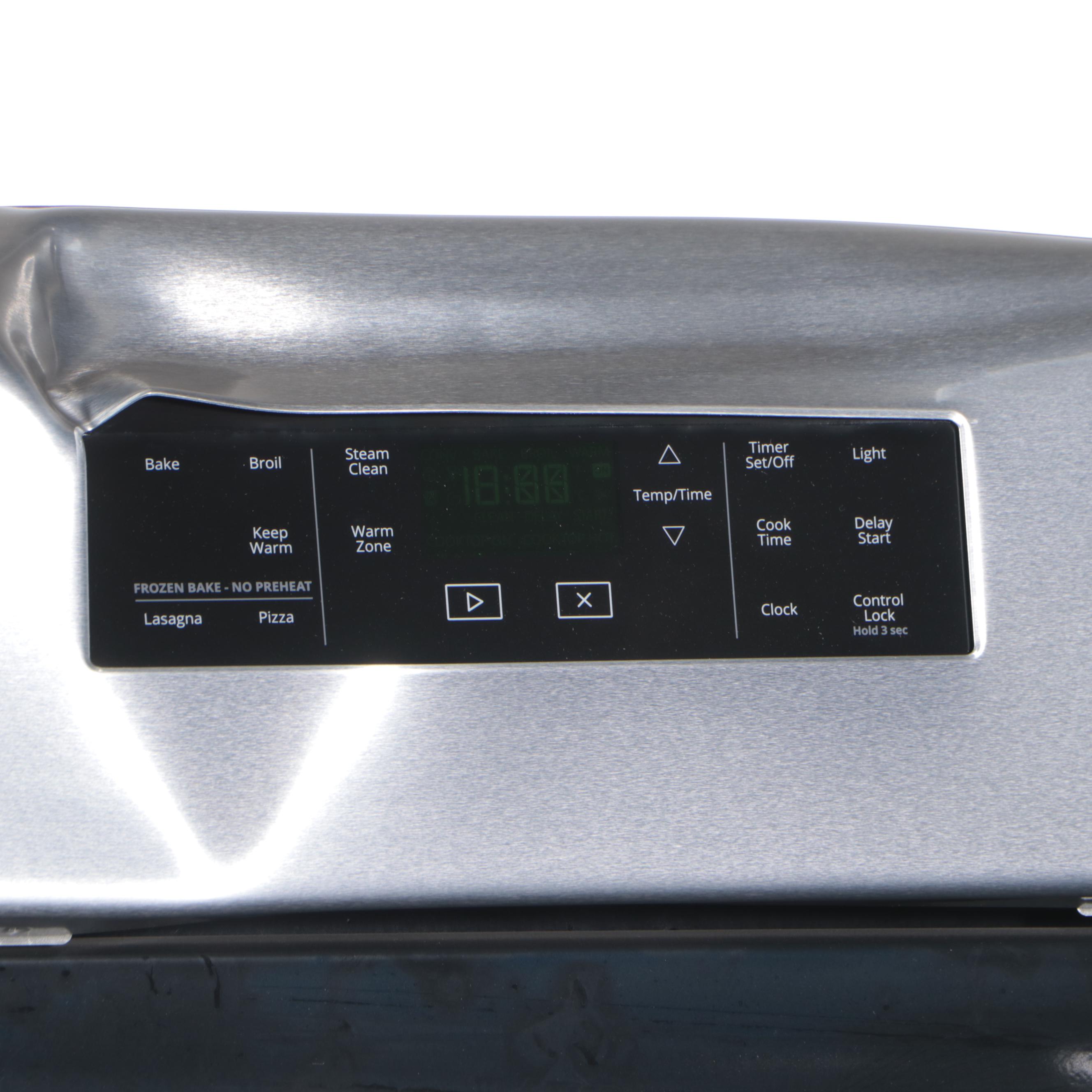 Whirlpool 30" Stainless Electric Smoothtop Range with 5.3 Cu. Ft. Oven