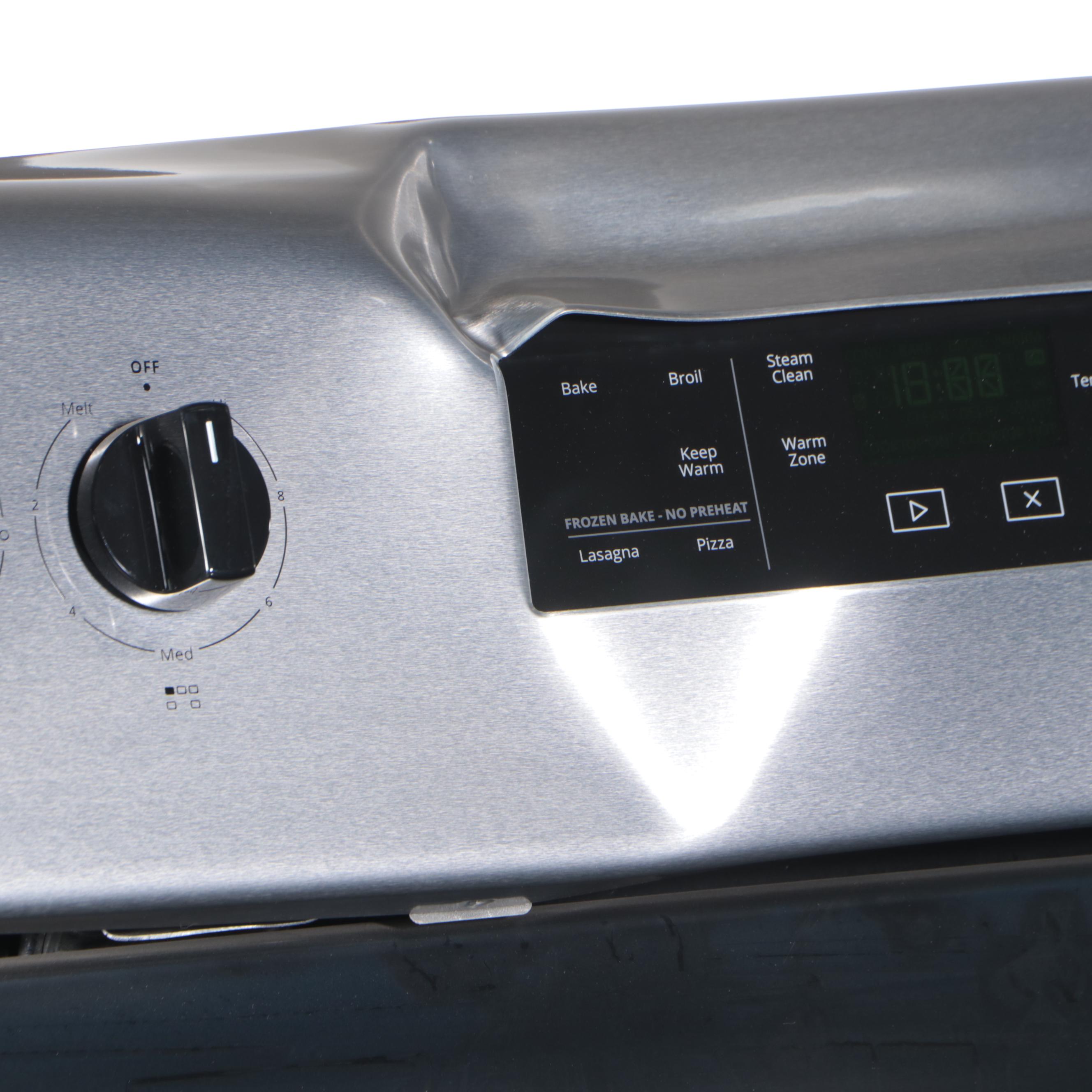 Whirlpool 30" Stainless Electric Smoothtop Range with 5.3 Cu. Ft. Oven