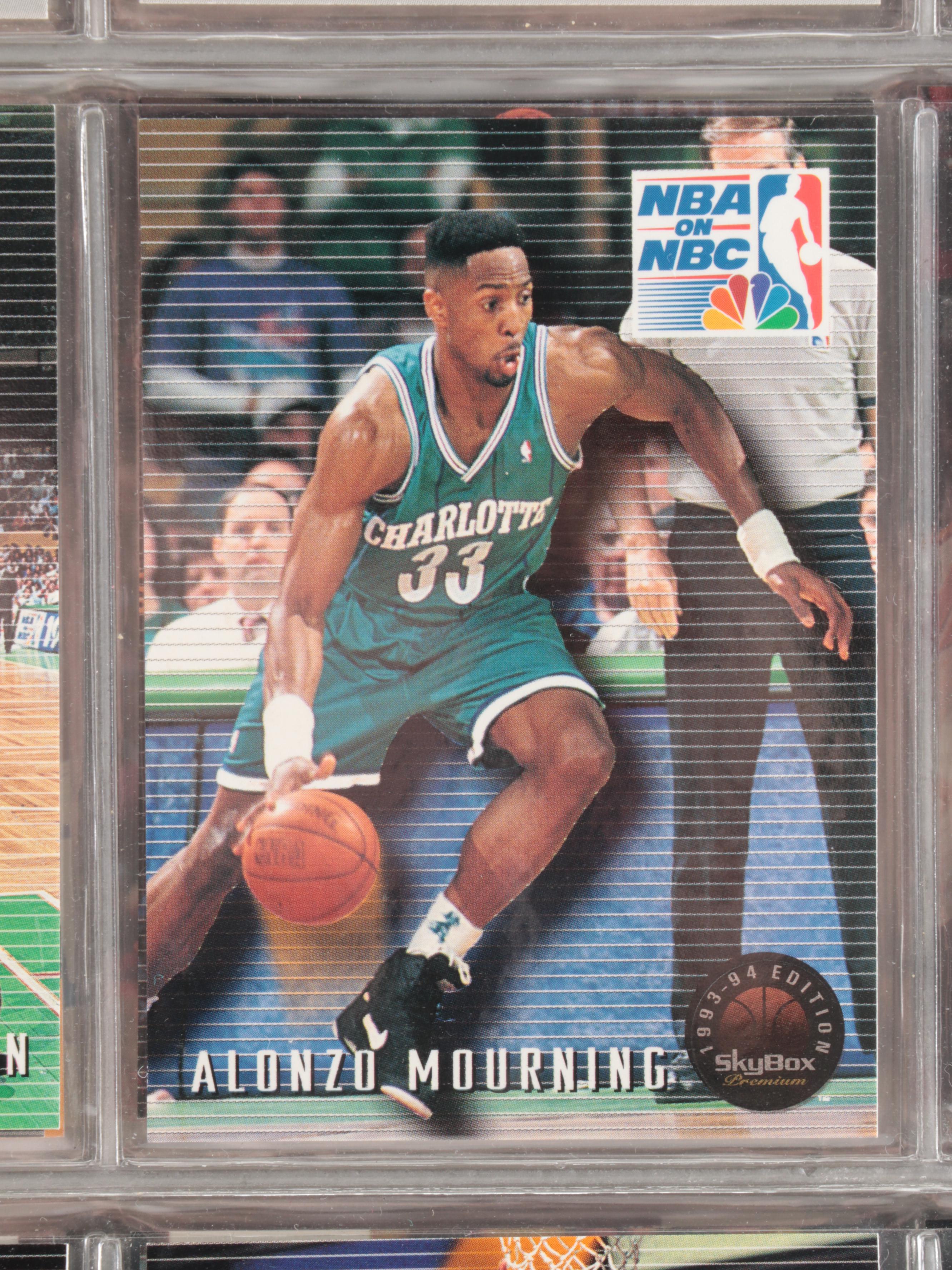 Skybox Basketball Cards Including Jordan, Mourning Rookie, More Stars, 1990s