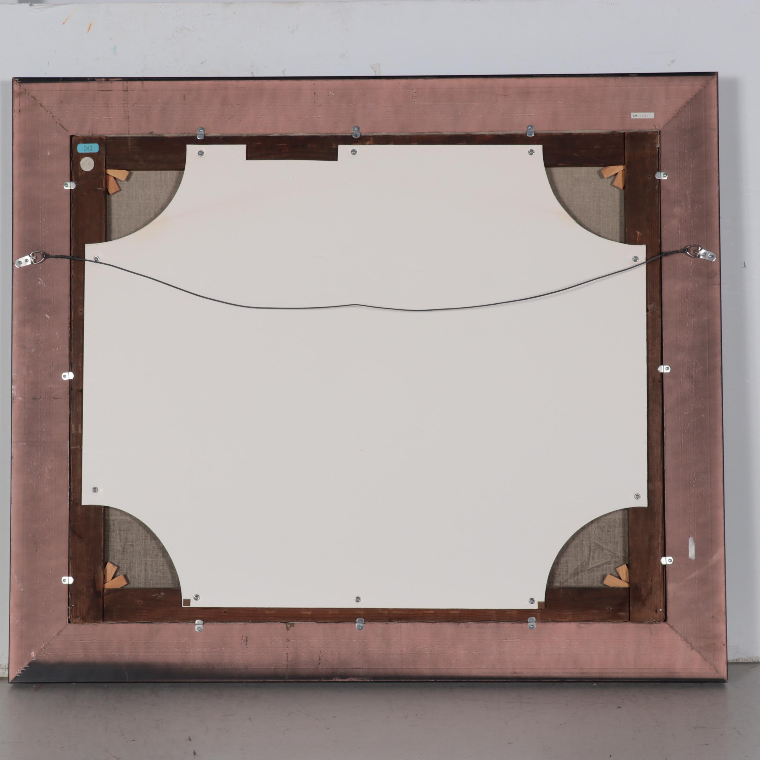 Continental Oil Painting of Battle Scene