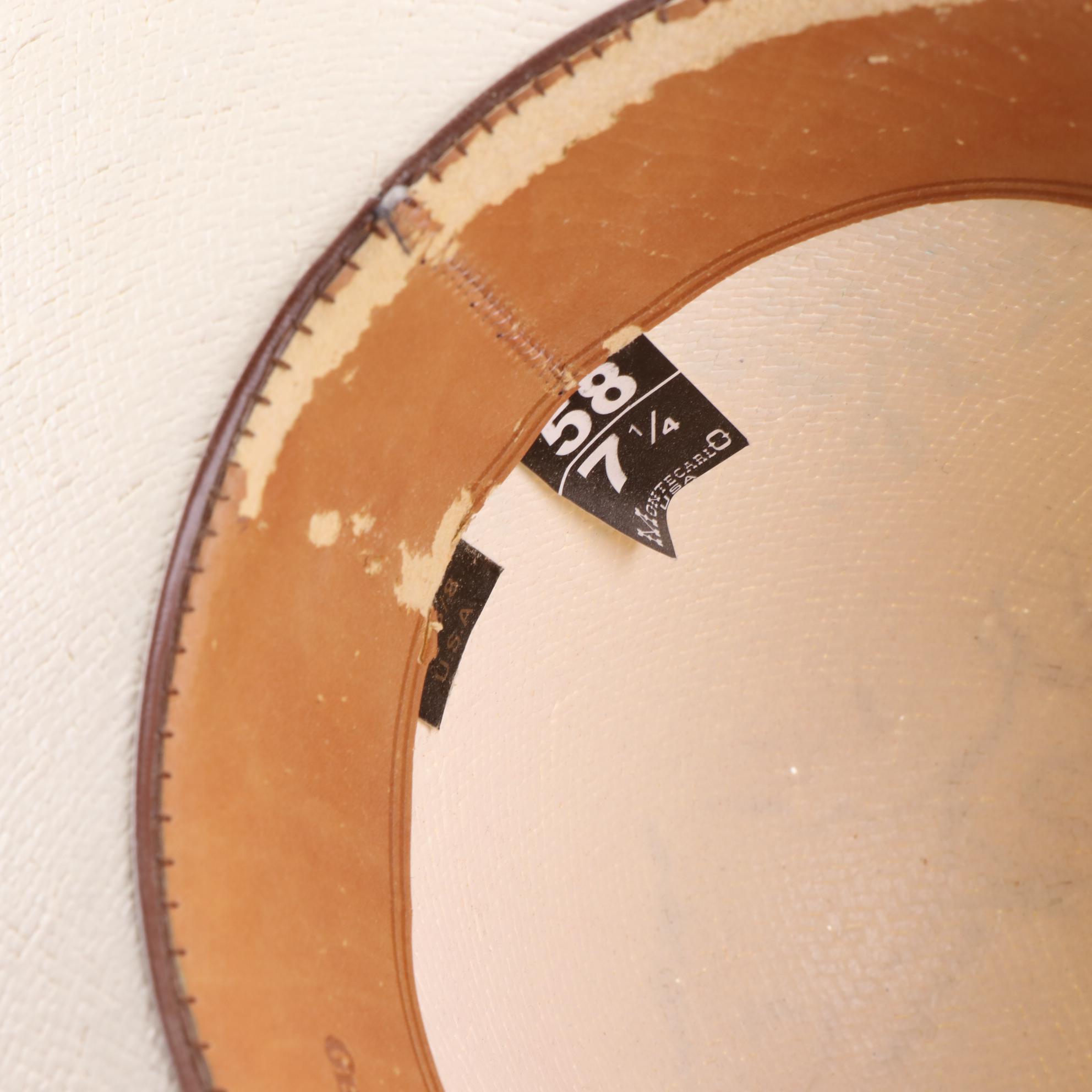 Western Straw Hats with Country Music and Native American Artist Signatures