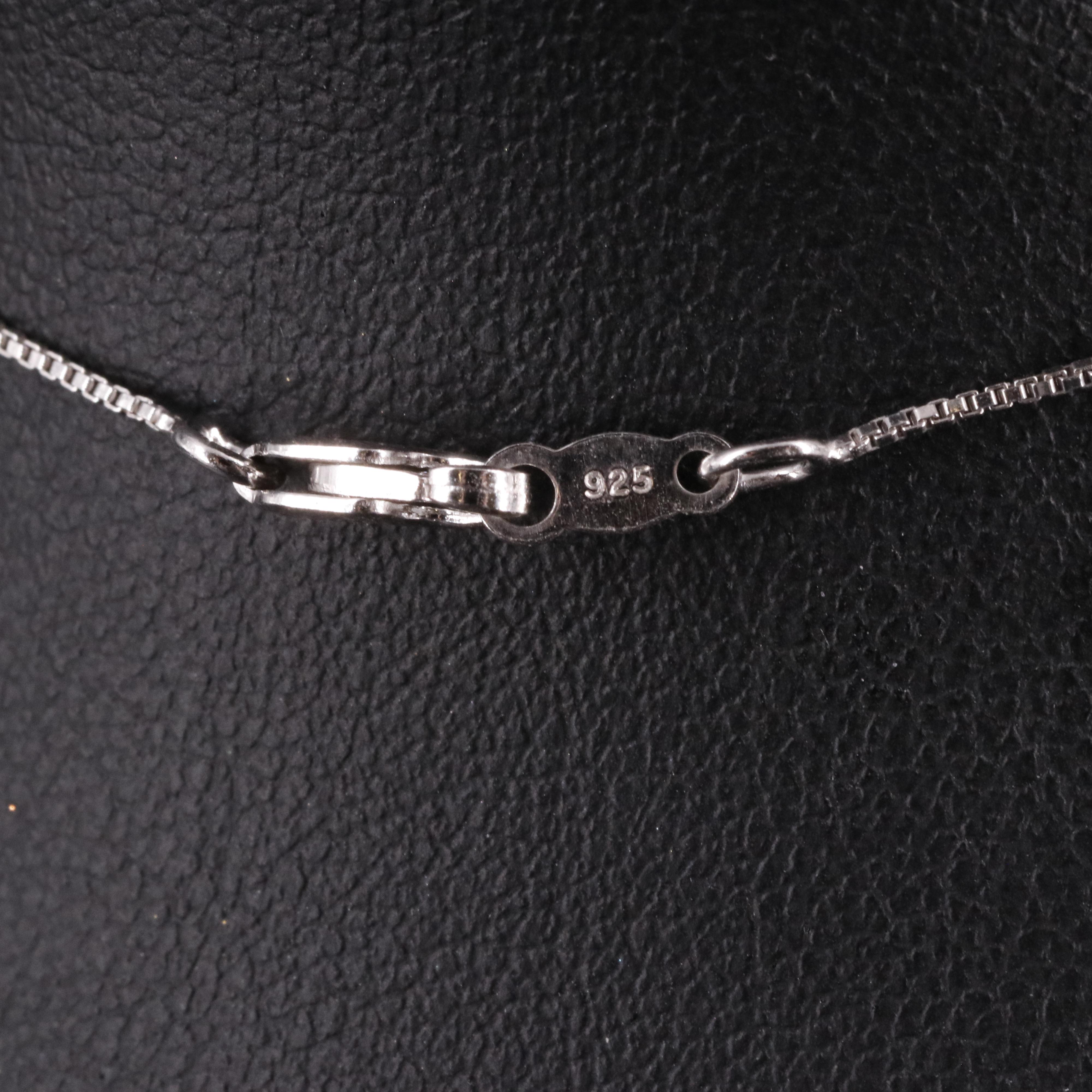 Sterling Diamond Heart Pendant Necklace with 10K Gold Accent