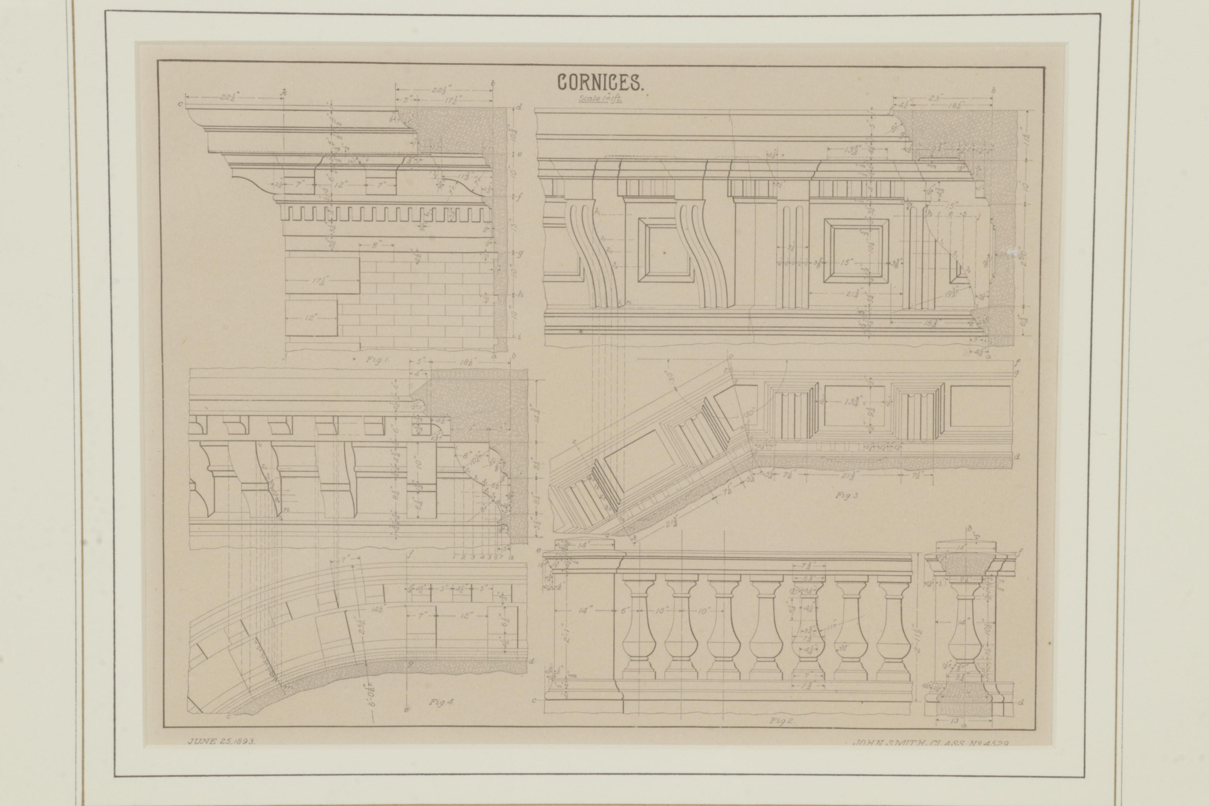John Smith Architectural Lithographs