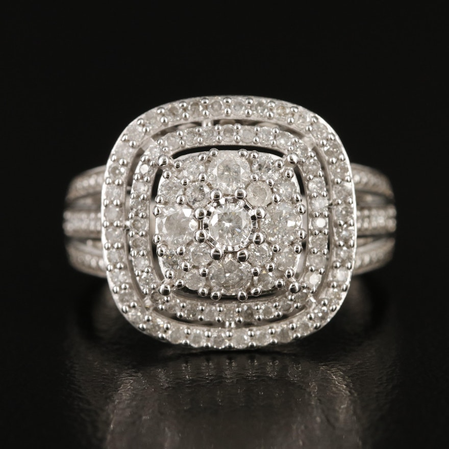 10K 1.03 CTW Diamond Ring