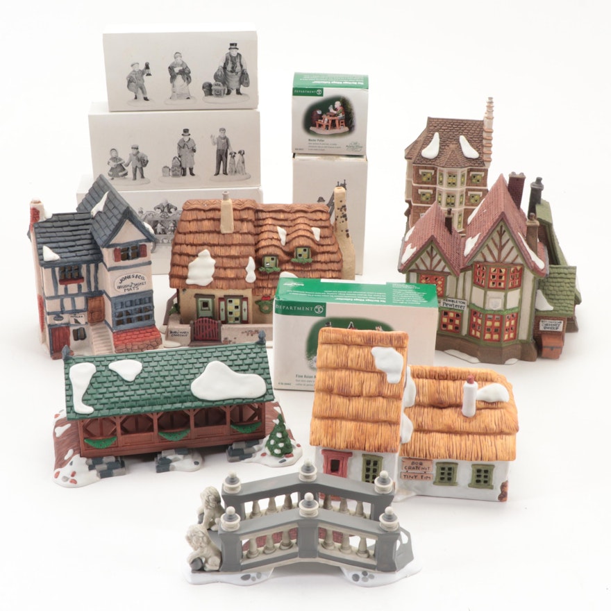 Department 56 Porcelain Dickens Village Buildings, Figures and Décor