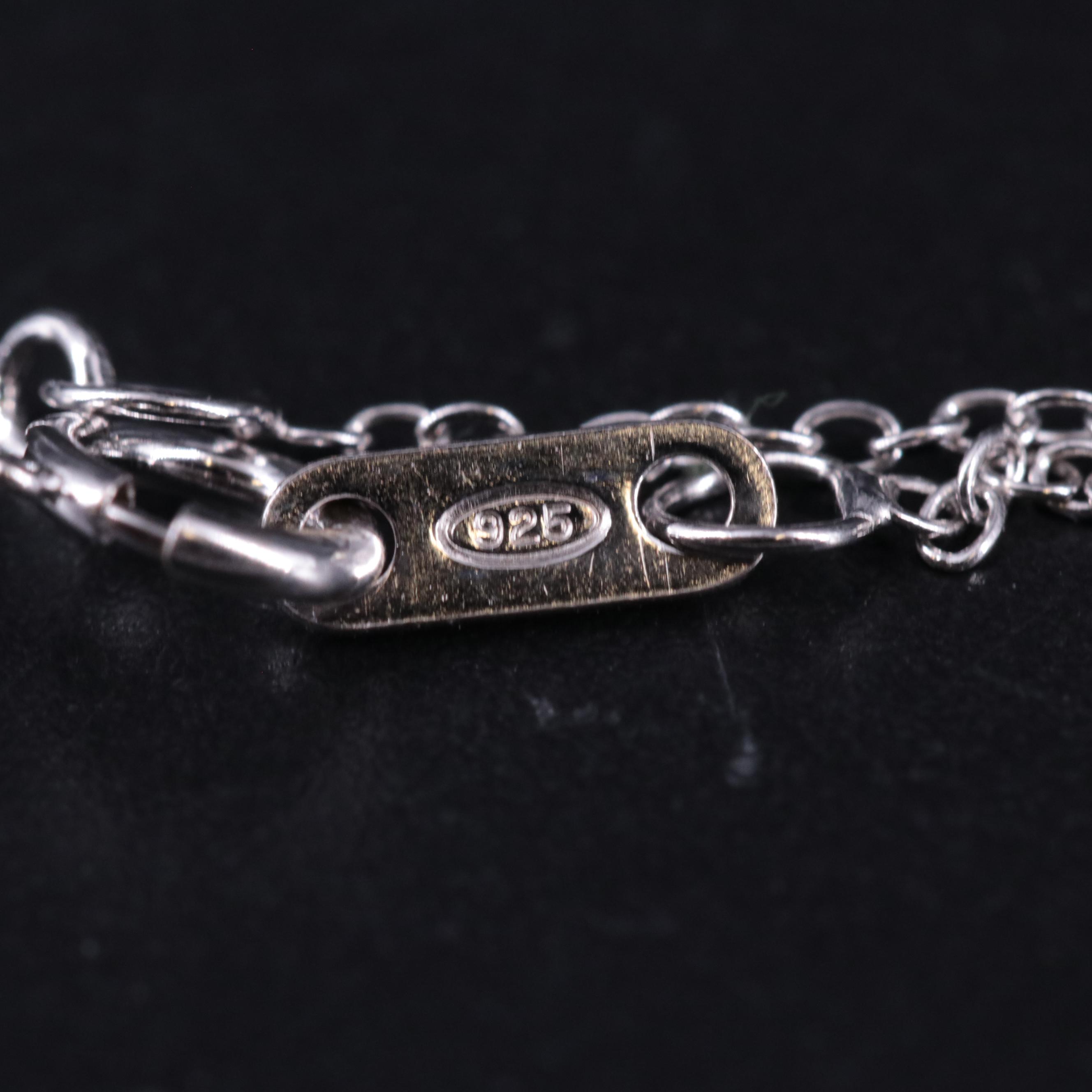 Sterling 0.03 CTW Diamond Pendant Necklace