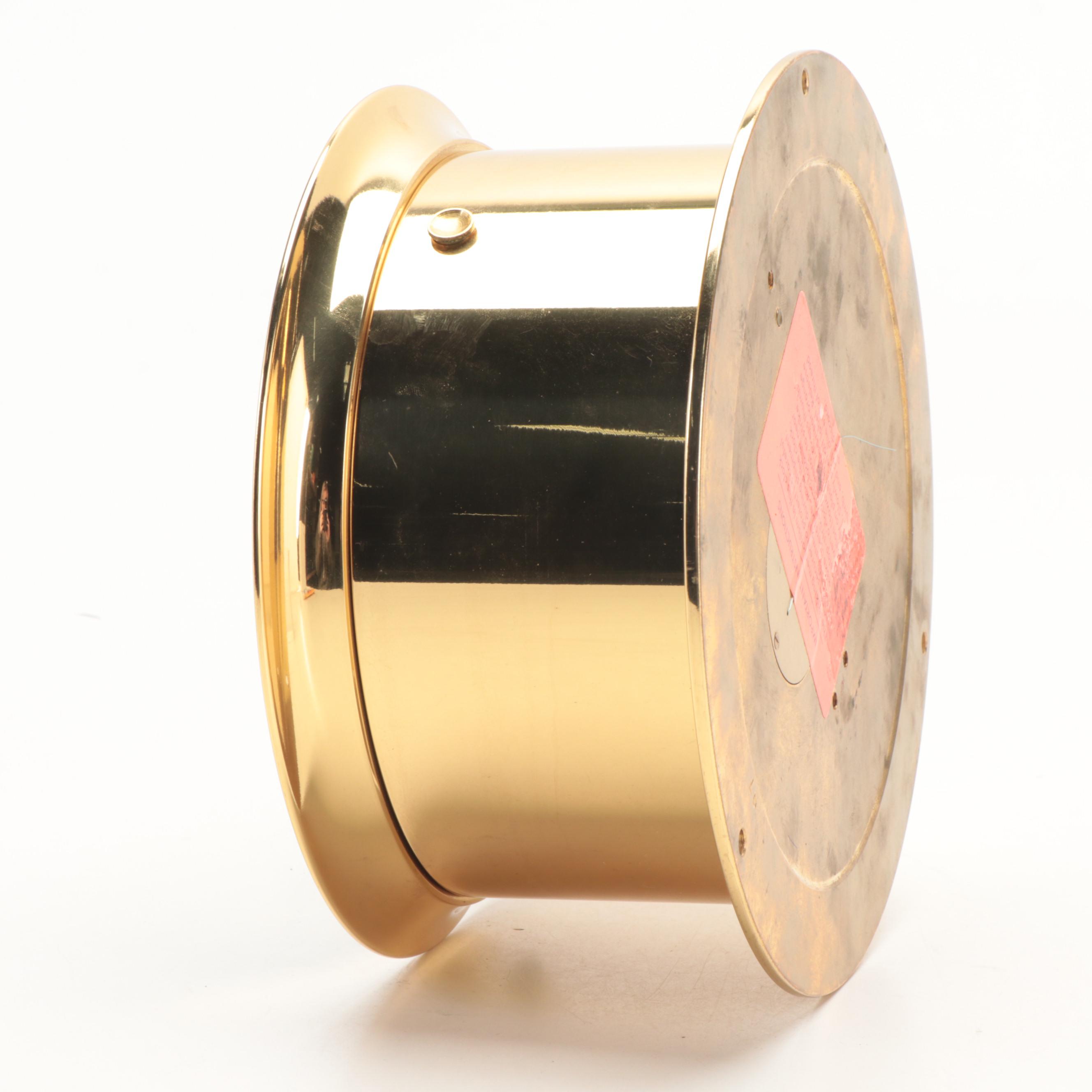 Chelsea Shipstrike Brass Nautical Clock