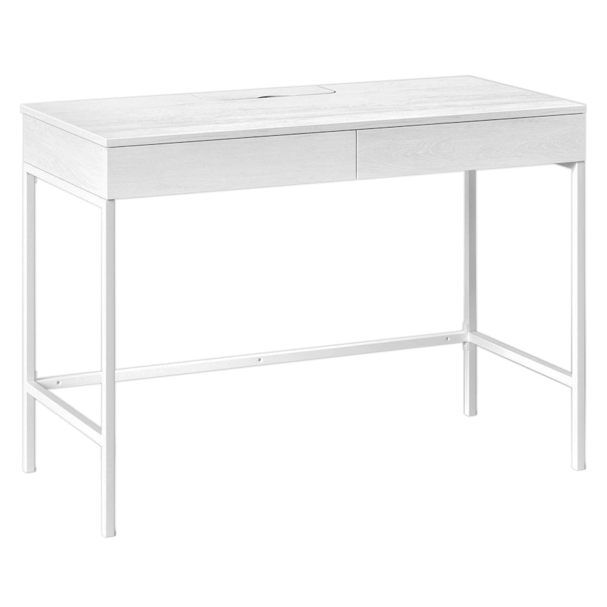 Project 62 Loring Writing Desk in White Finish