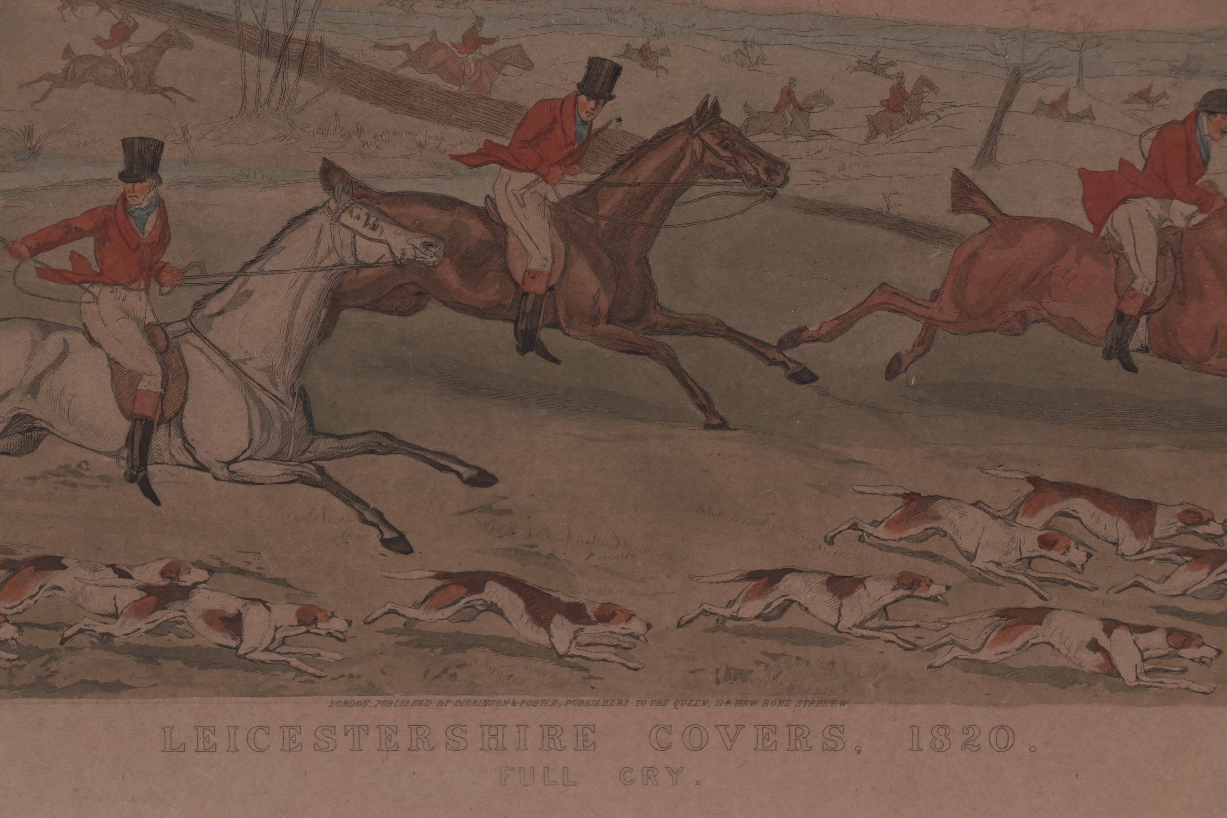 Axel Tallberg Hand-Colored Etchings After Henry Thomas Alken