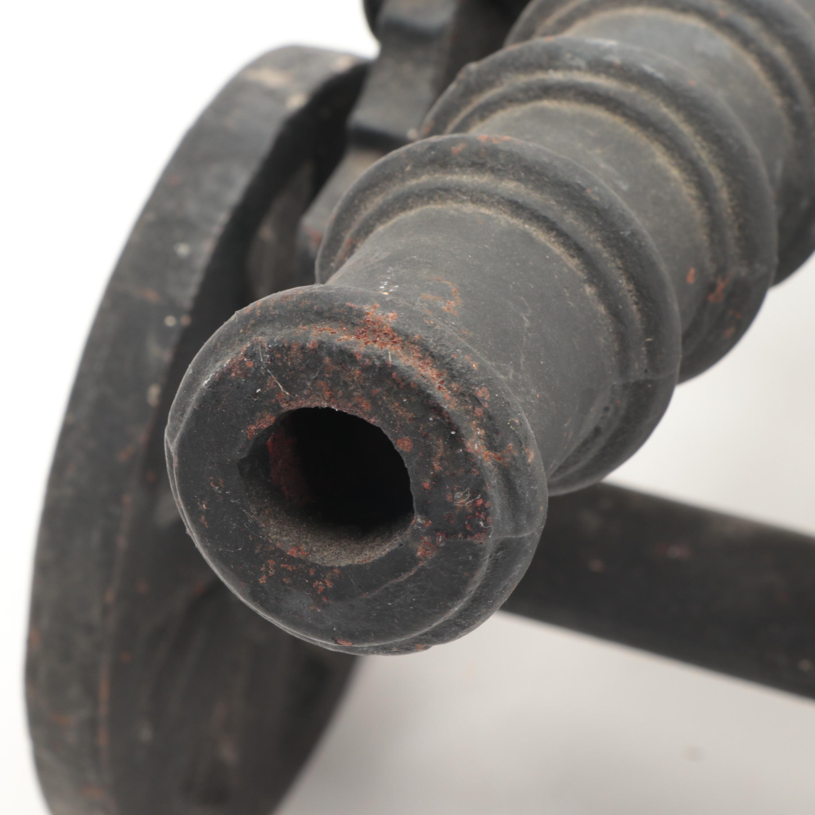 English Style Cast Iron Miniature Cannon Replica