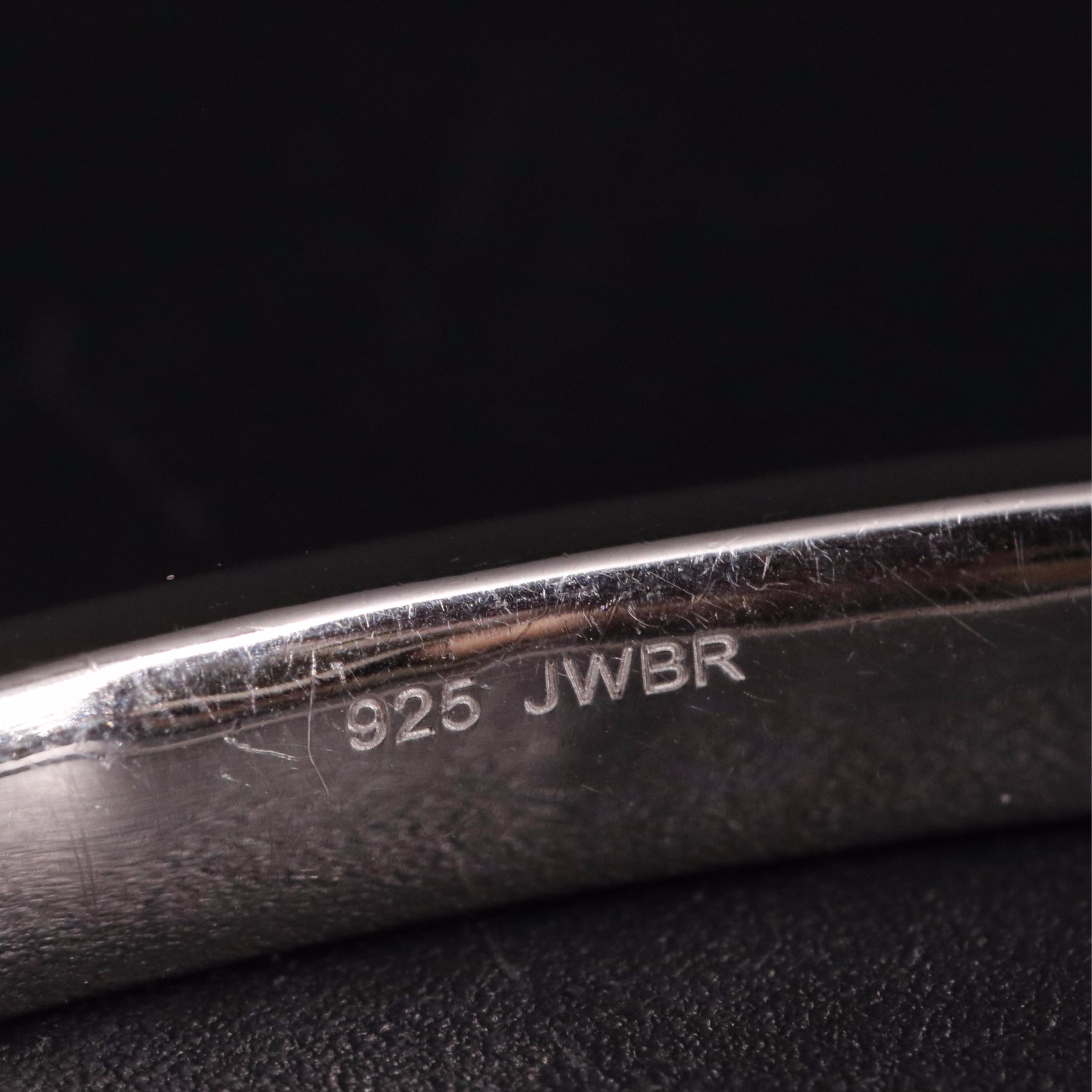 Sterling Diamond ID Bracelet