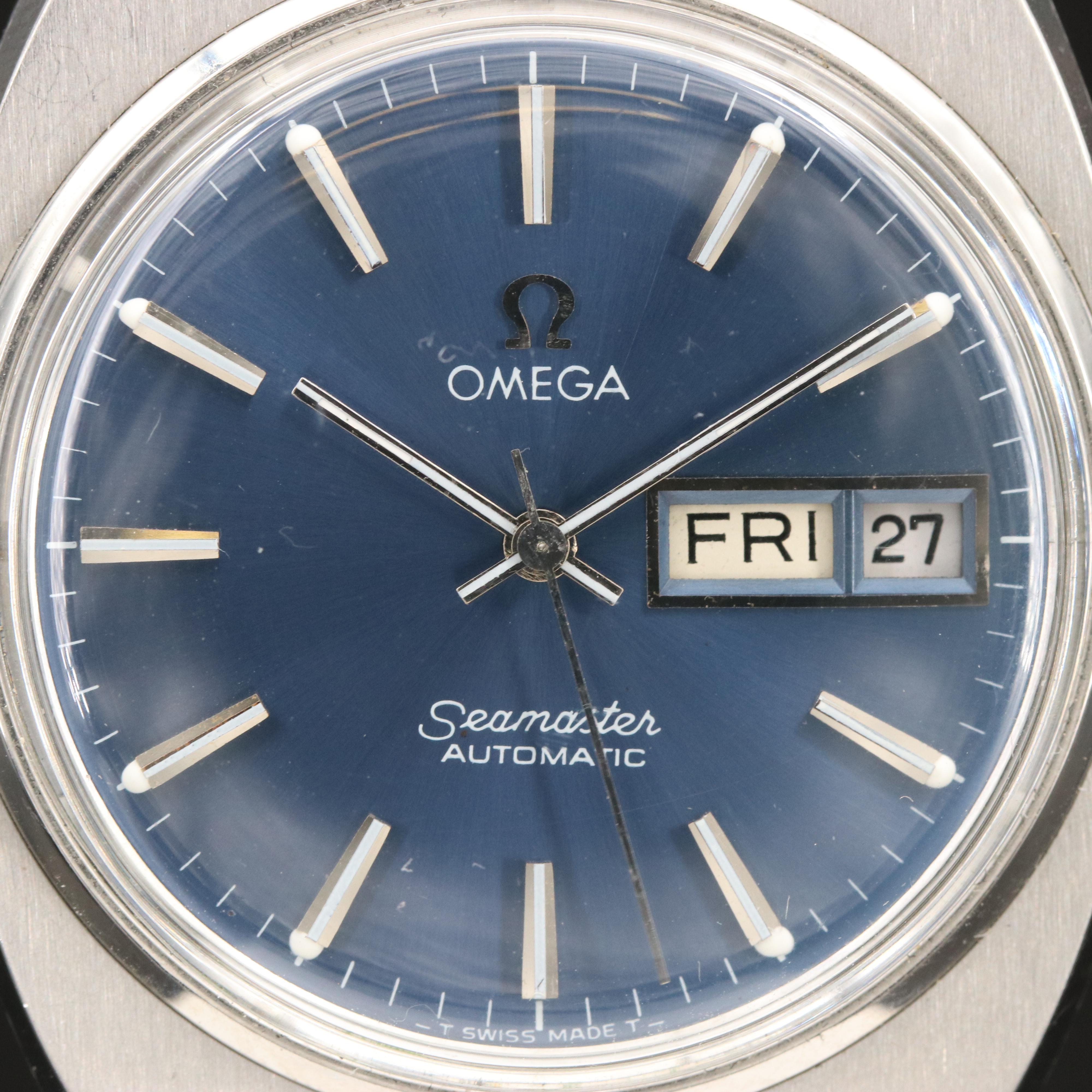 Omega Seamaster Day/Date Automatic Watch