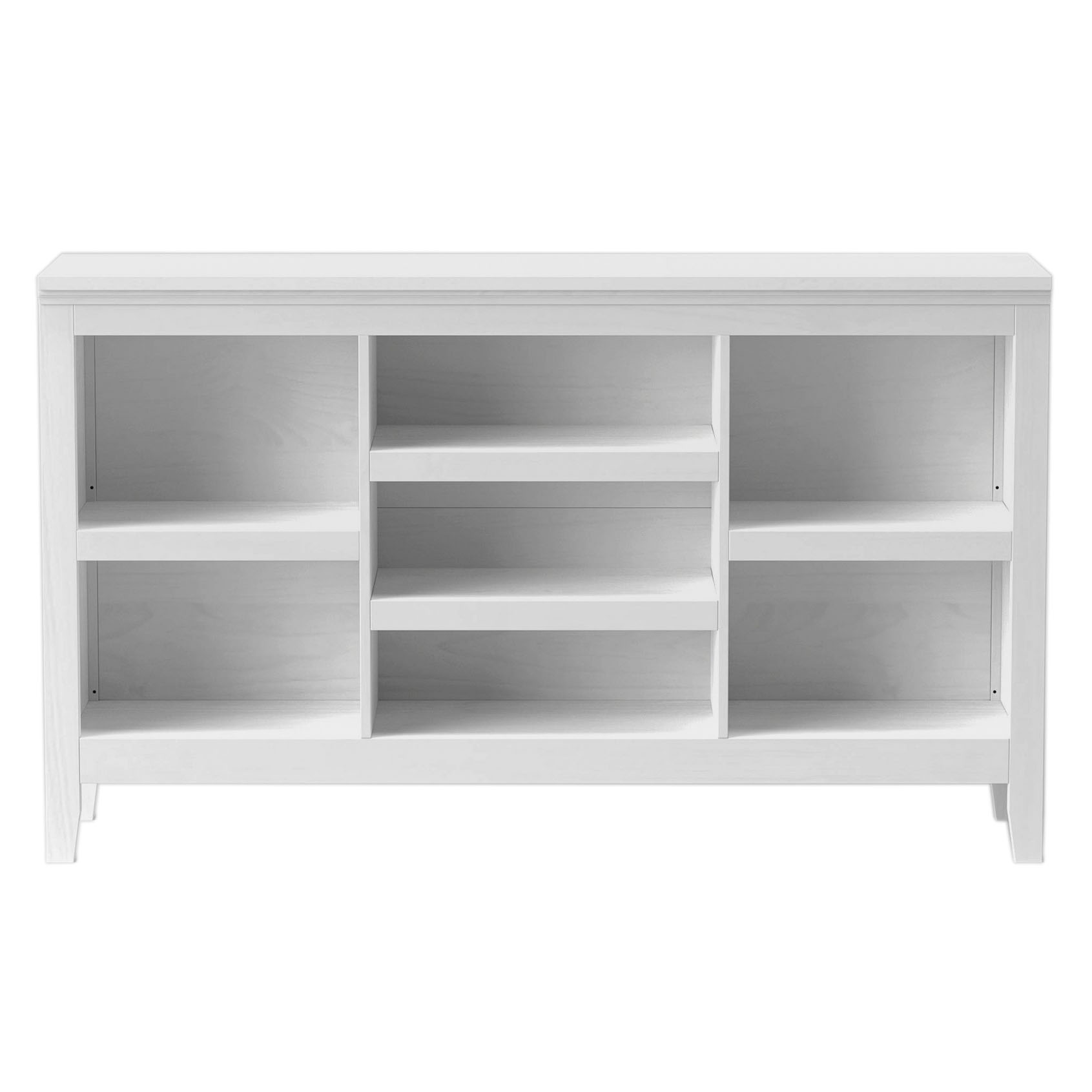 Threshold Carson White Finish Horizontal Bookcase
