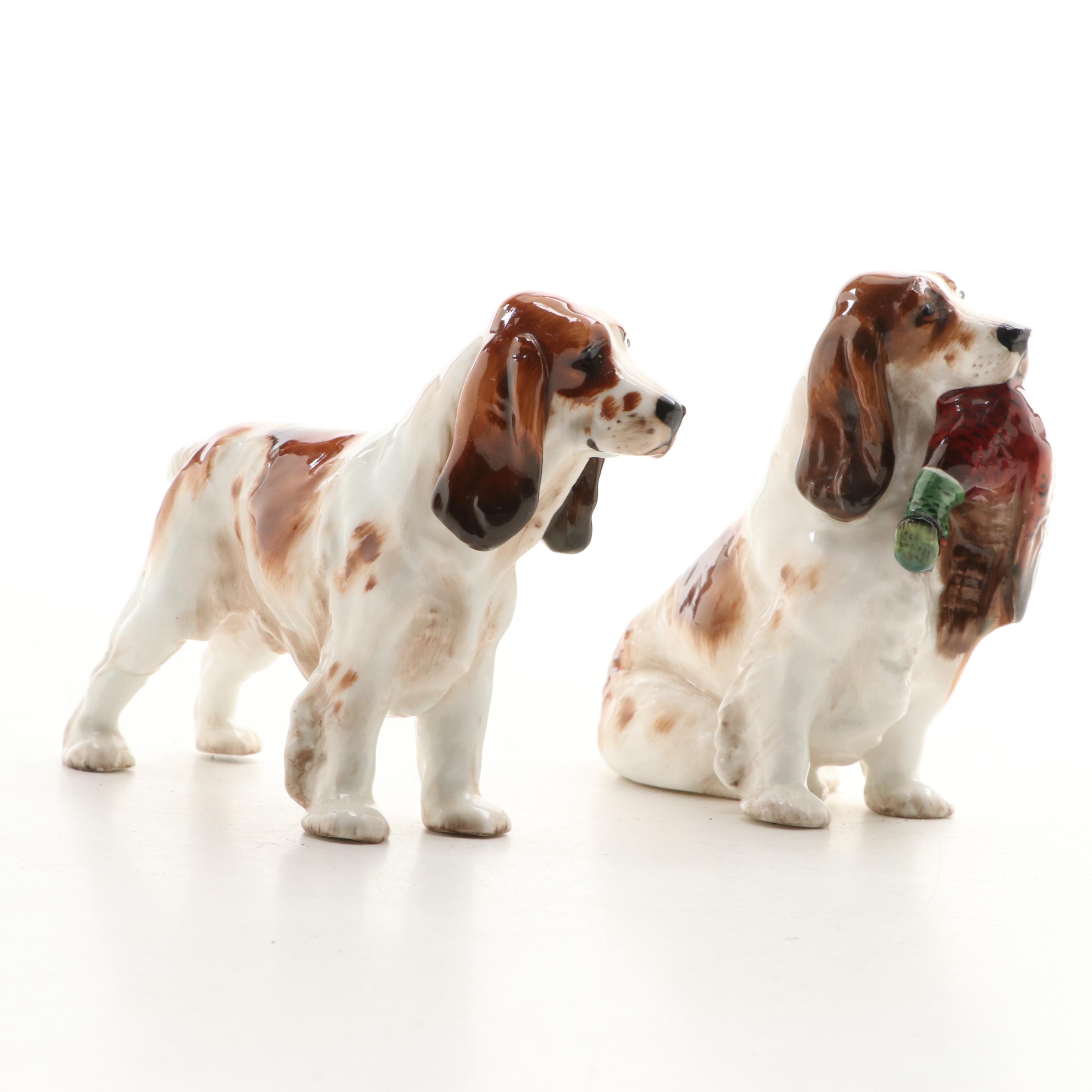 Royal Doulton Bone China Cocker Spaniel Figurines