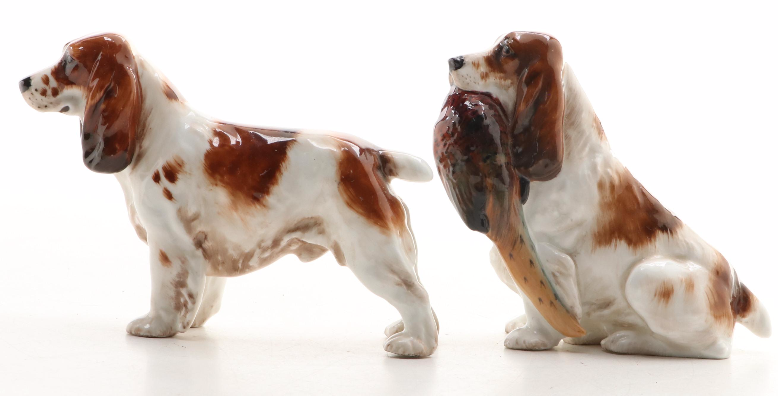 Royal Doulton Bone China Cocker Spaniel Figurines