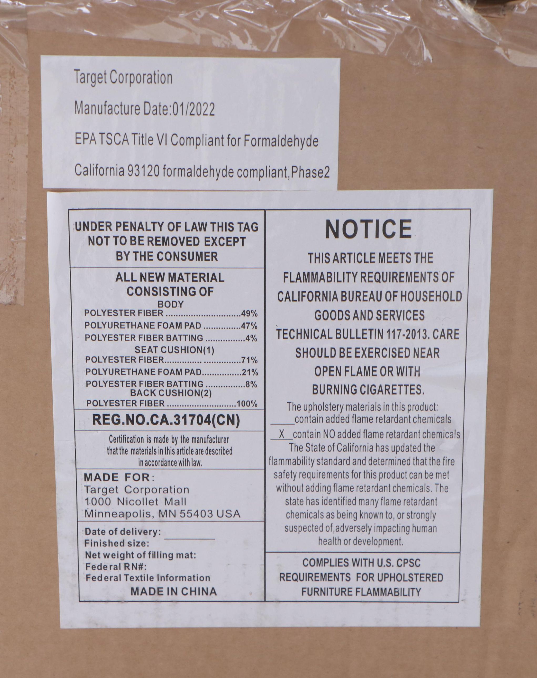 Threshold with Studio McGee Vivian Park Cream Upholstered Sofa