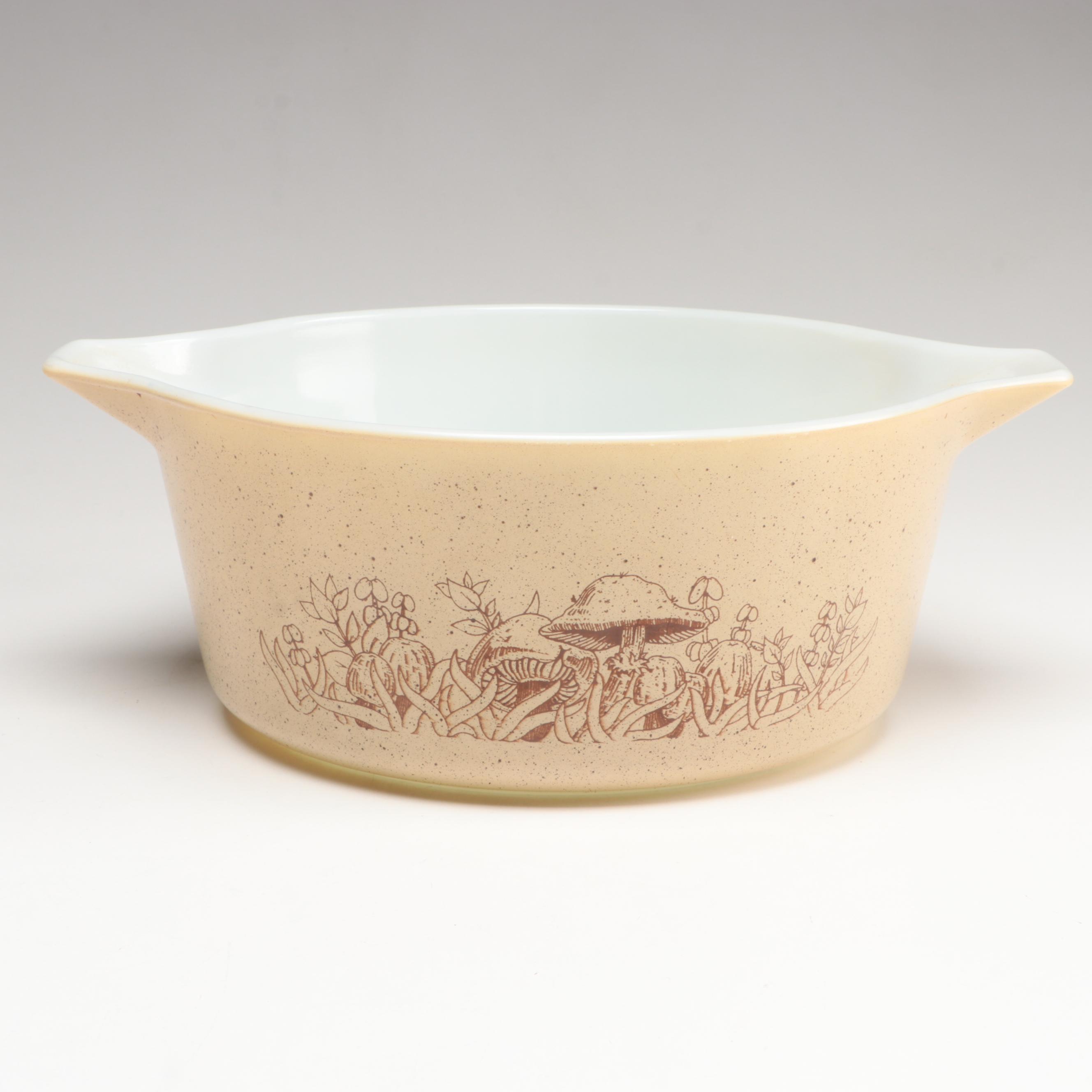 Pyrex "Forest Fancies" Baking Dishes with "Homestead" Cinderella Mixing Bowls