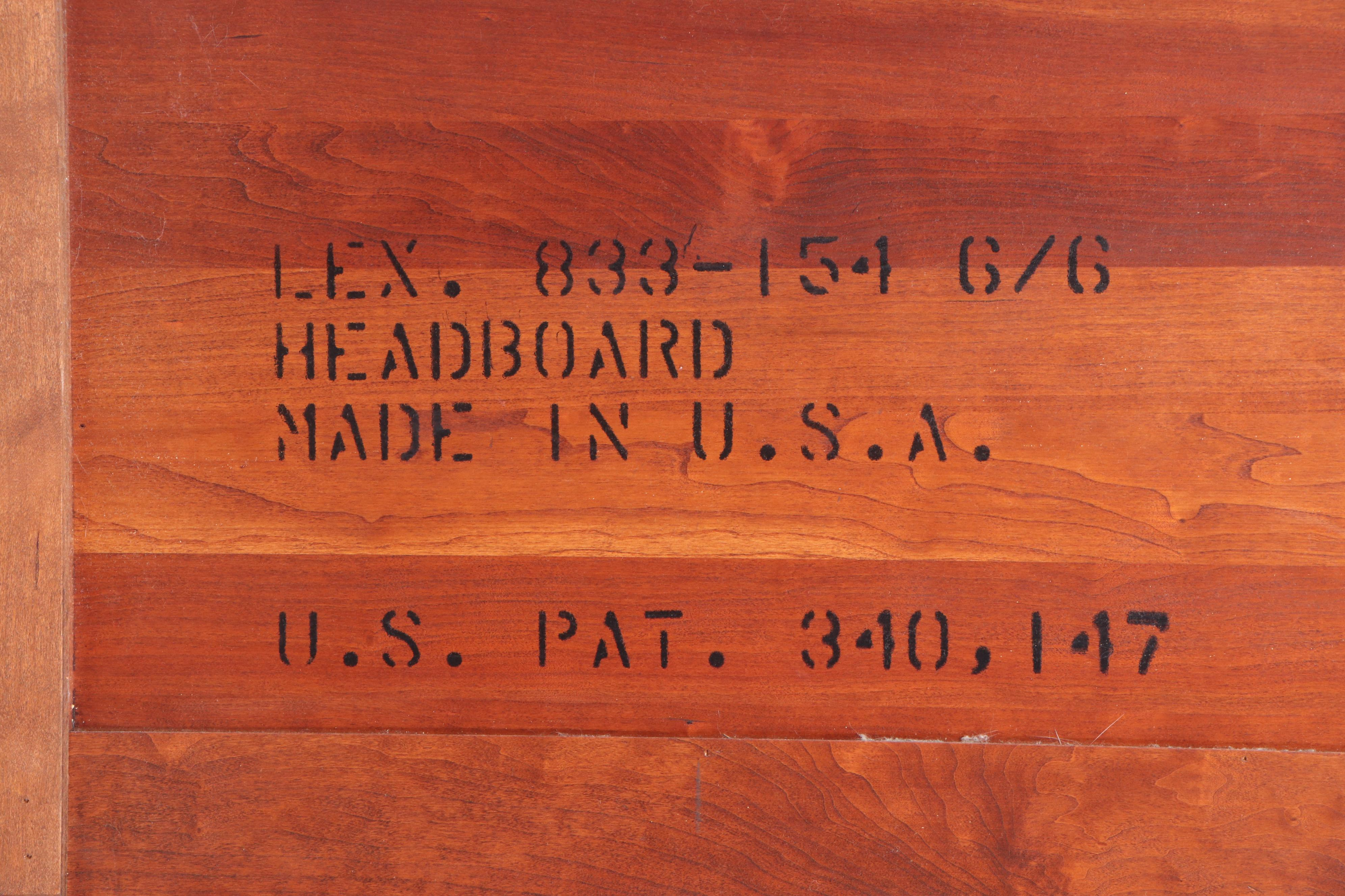 Bob Timberlake for Lexington King-Size Cherry Bed Frame with Metal Rail