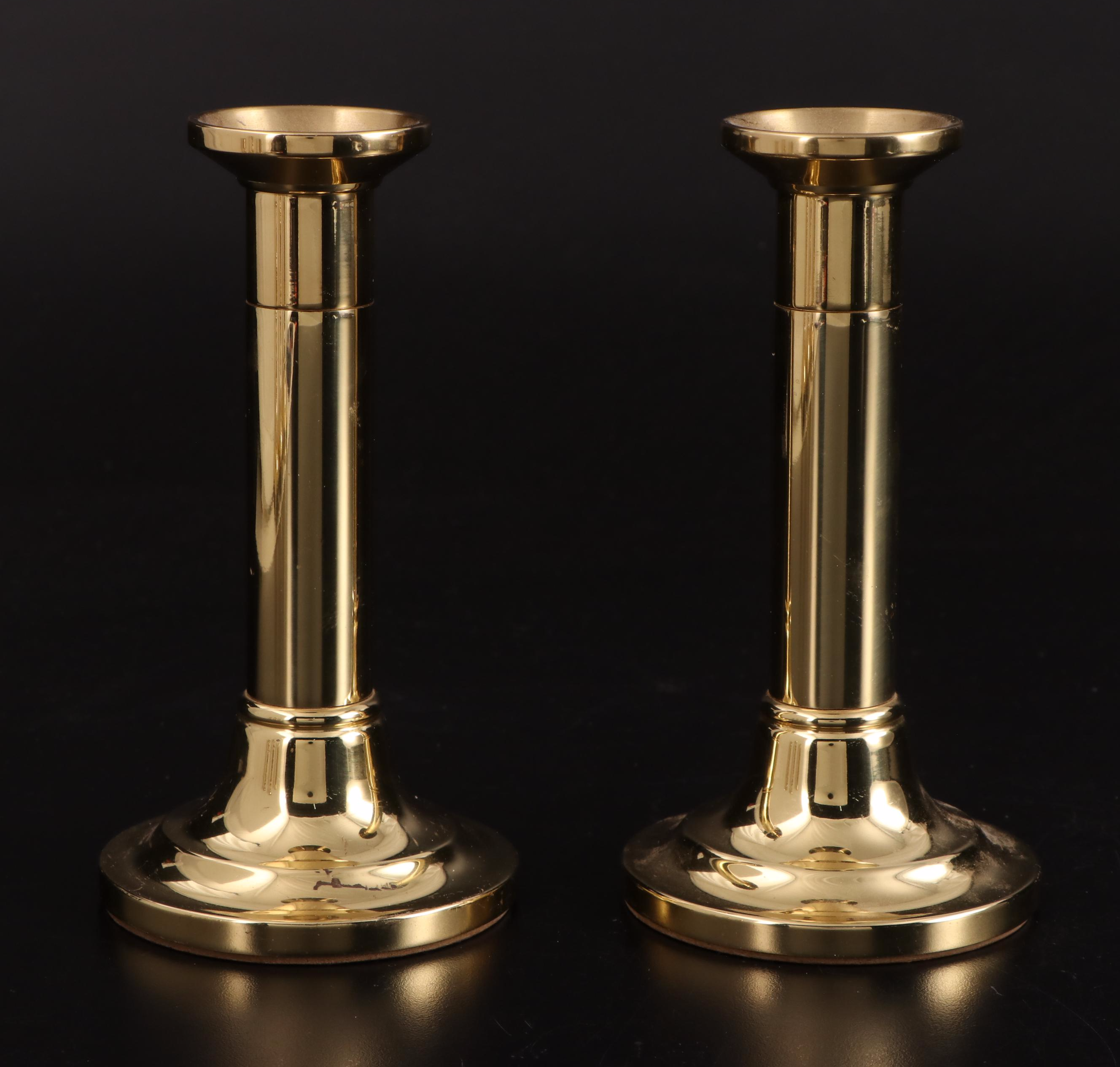 Baldwin and Other Brass Candlestick Collection