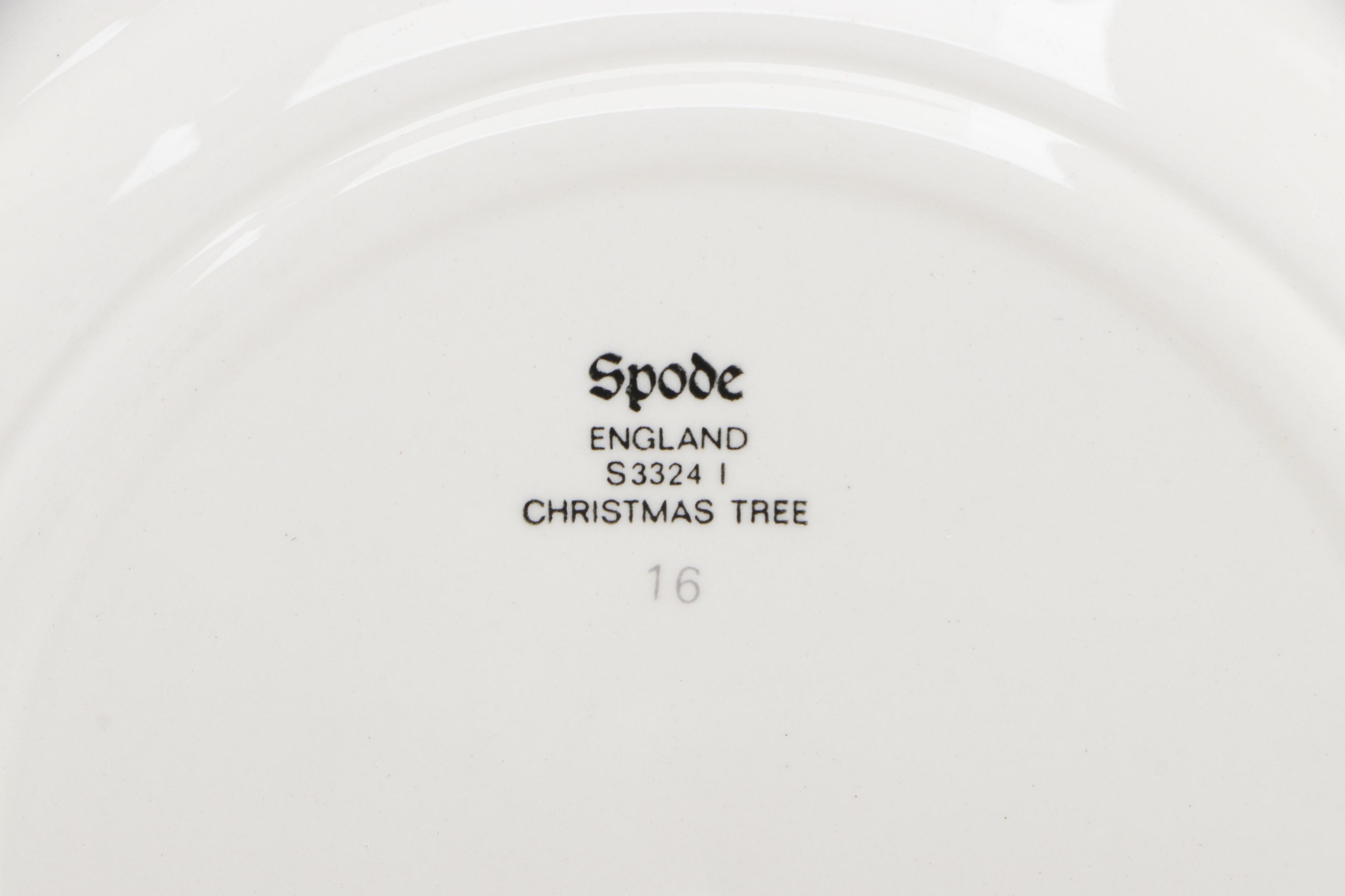 Spode "Christmas Tree" Ceramic Dinnerware