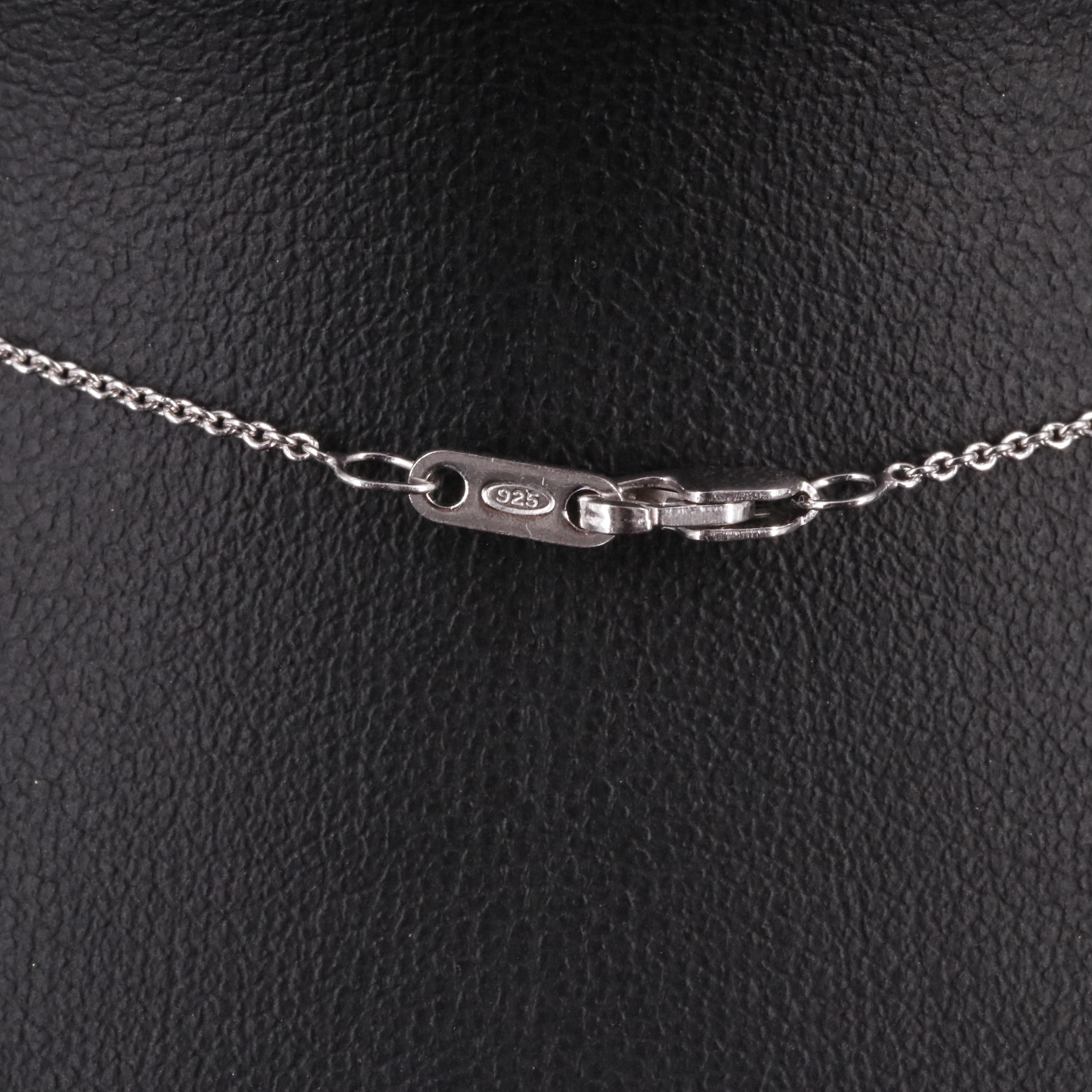 Sterling 0.015 CTW Diamond Spiral Heart Pendant Necklace