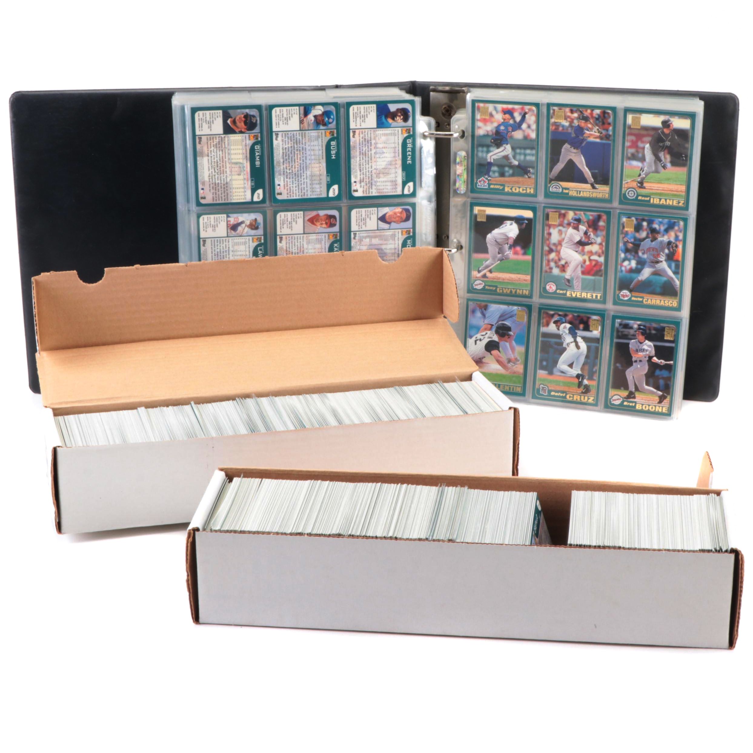 Topps Baseball Cards With Rookies, HOFers, More, 2000–2001