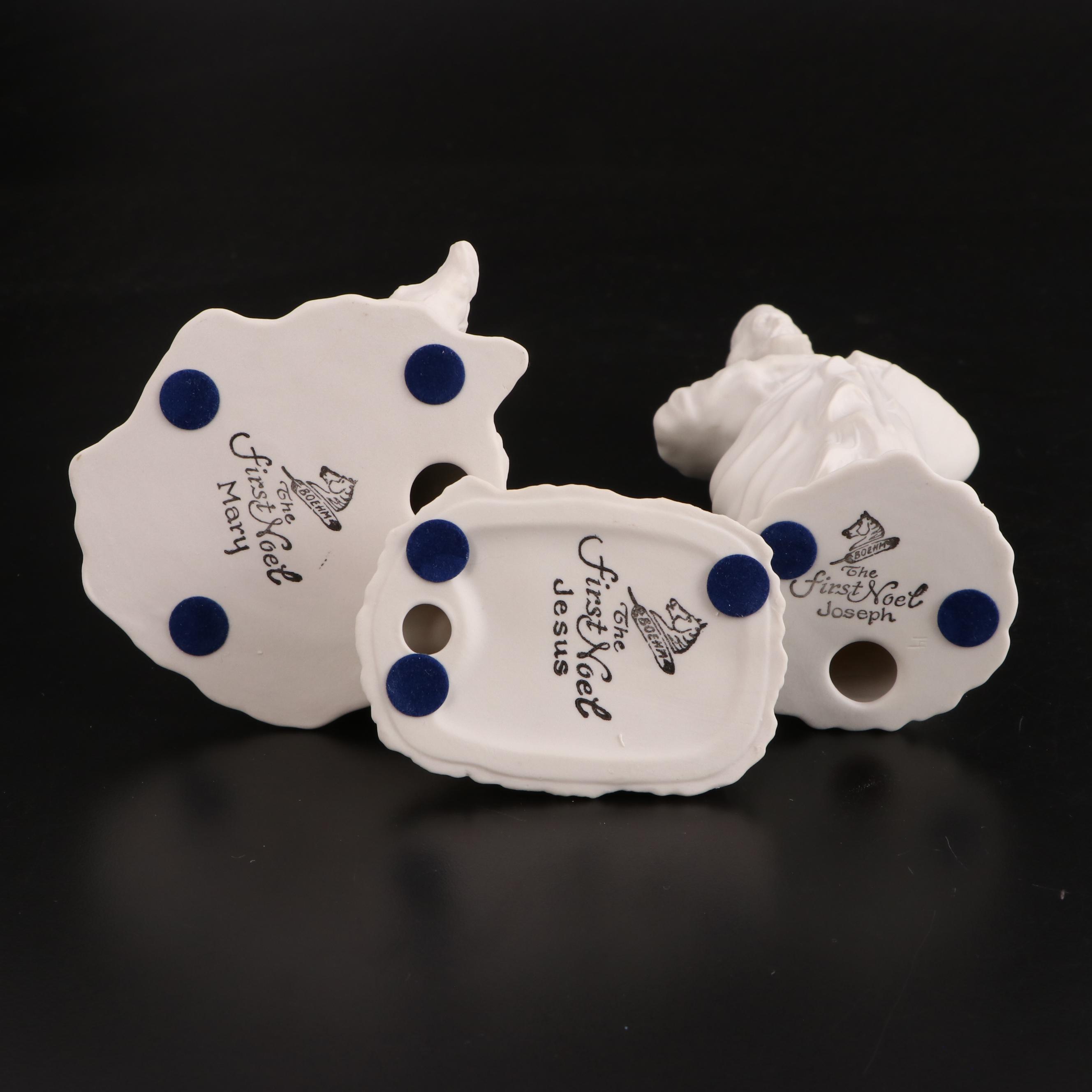 Boehm Porcelain "The First Noel" Nativity Set, 1982-1983