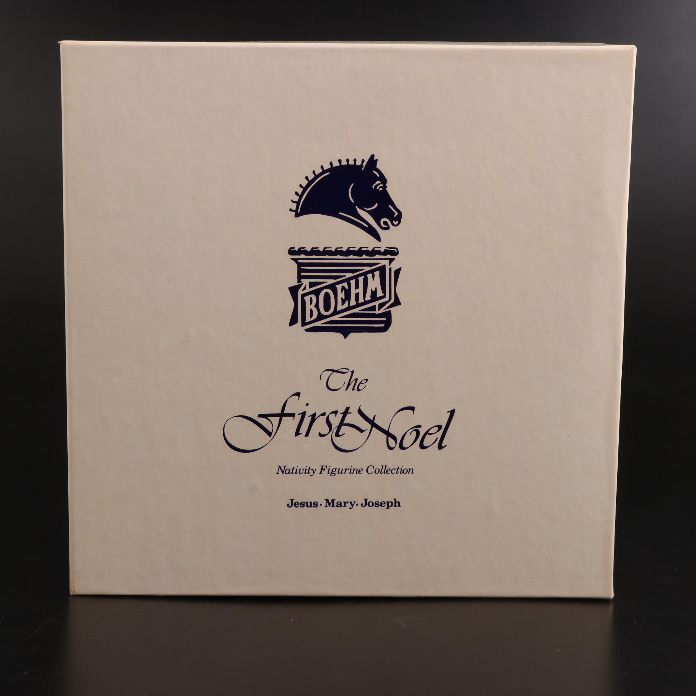 Boehm Porcelain "The First Noel" Nativity Set, 1982-1983