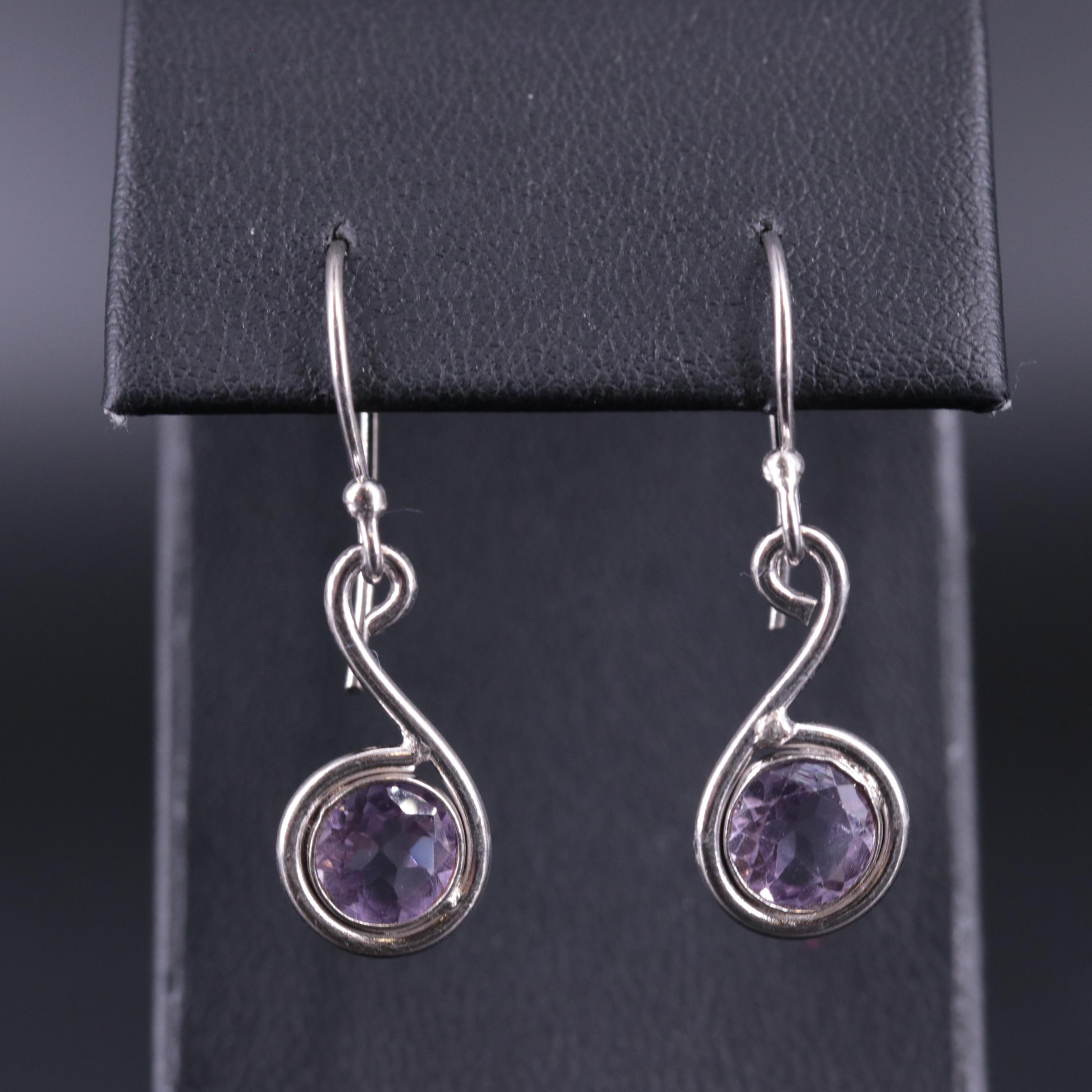 Amethyst Dangle Earrings