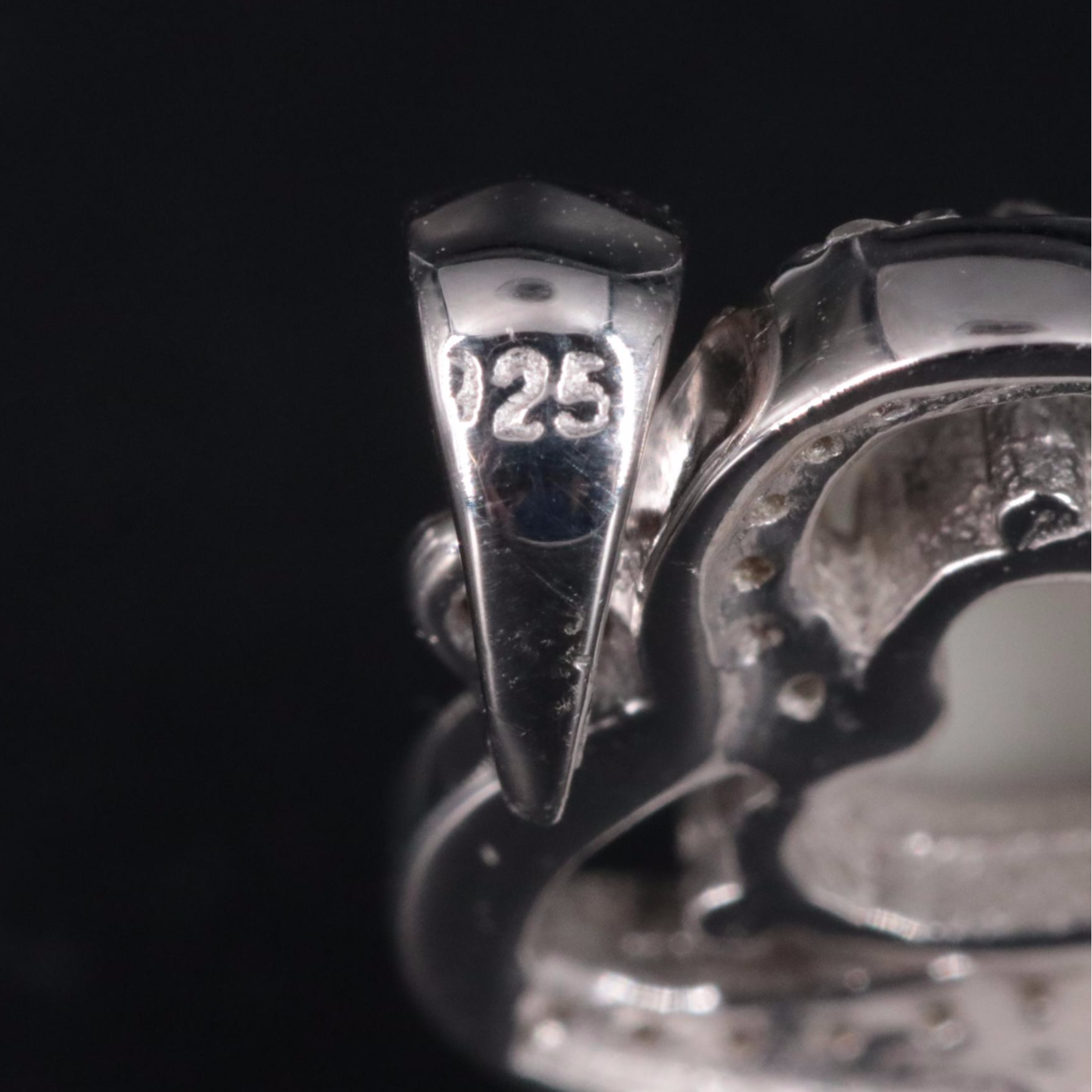 Sterling Silver Gemstone Heart Pendant