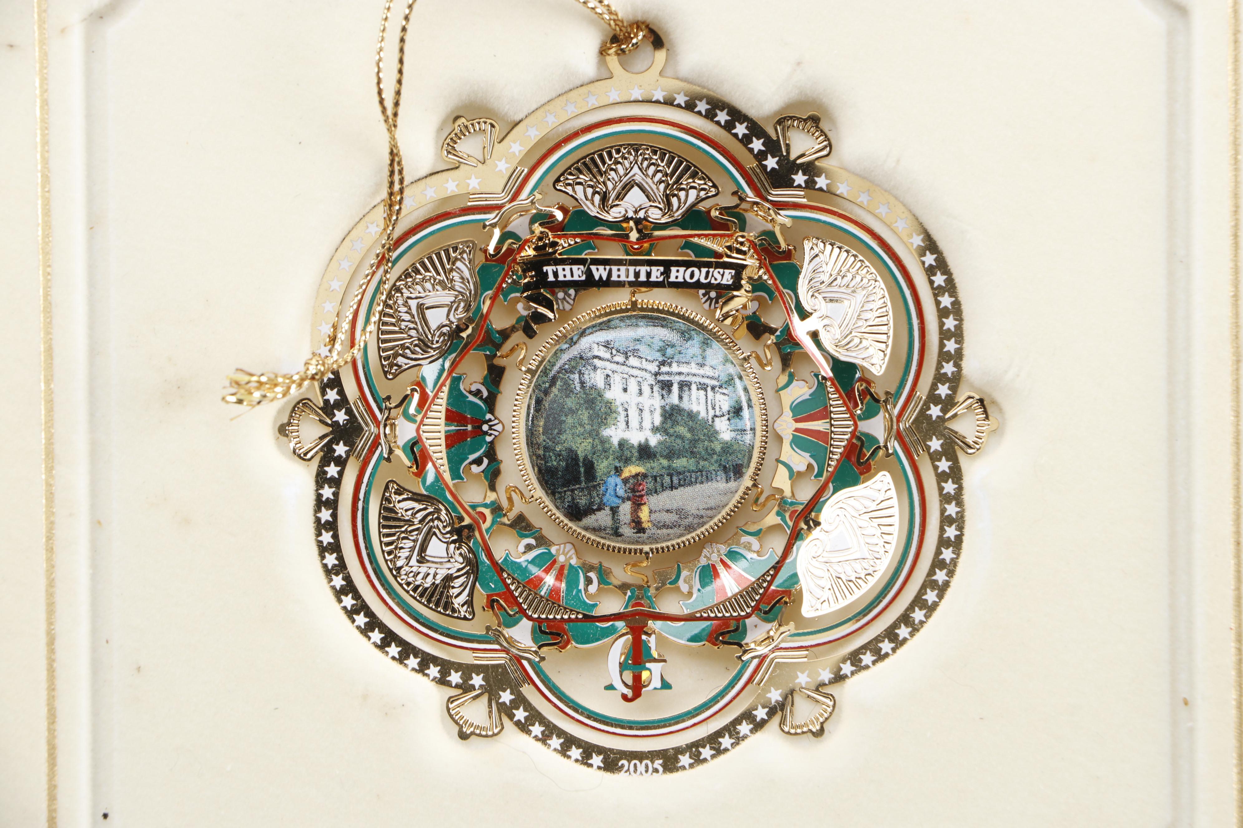 The White House Annual Ornaments With Other Glass Tree Ornaments