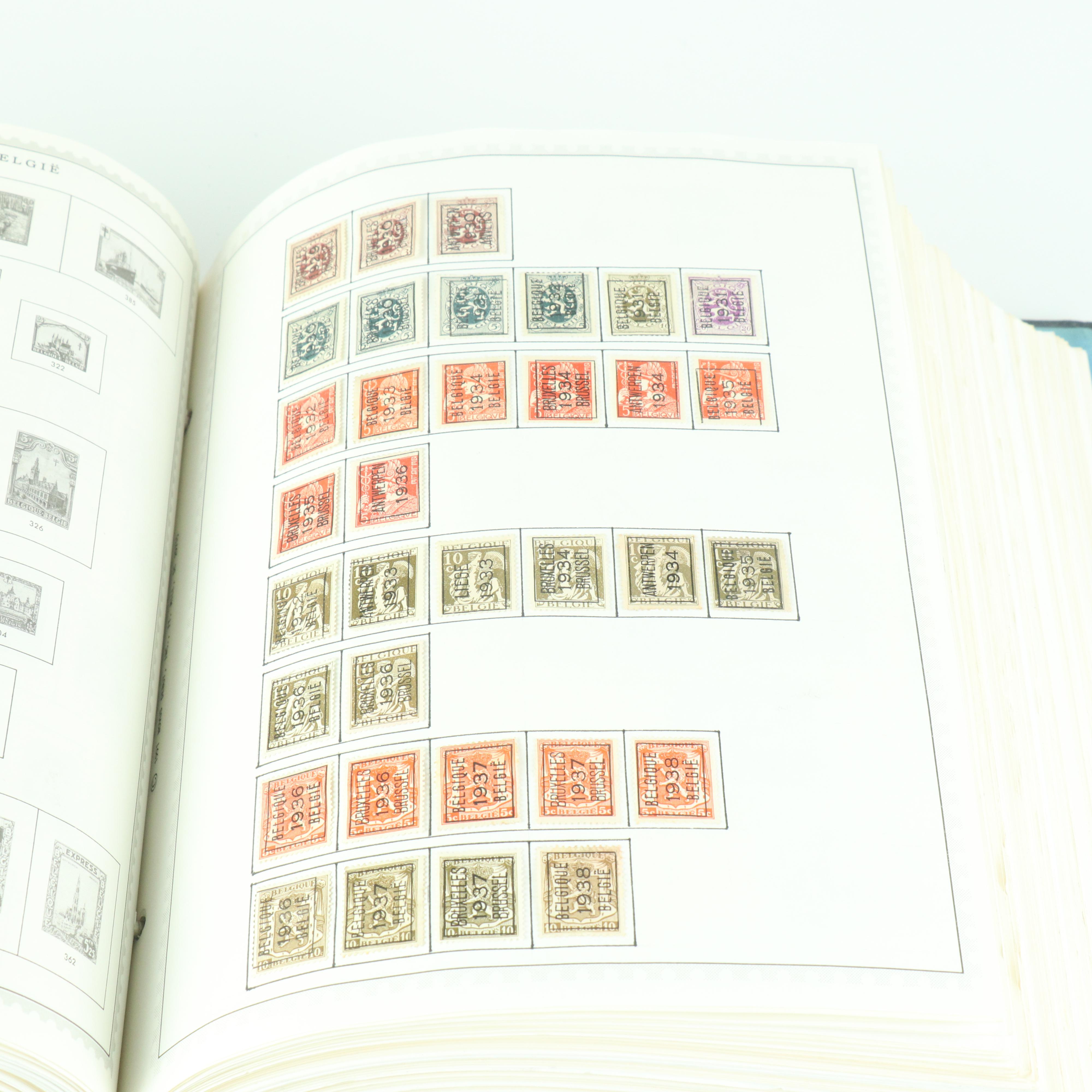 "Supreme Global Stamp Album" Postage Stamp Collection (A-B)