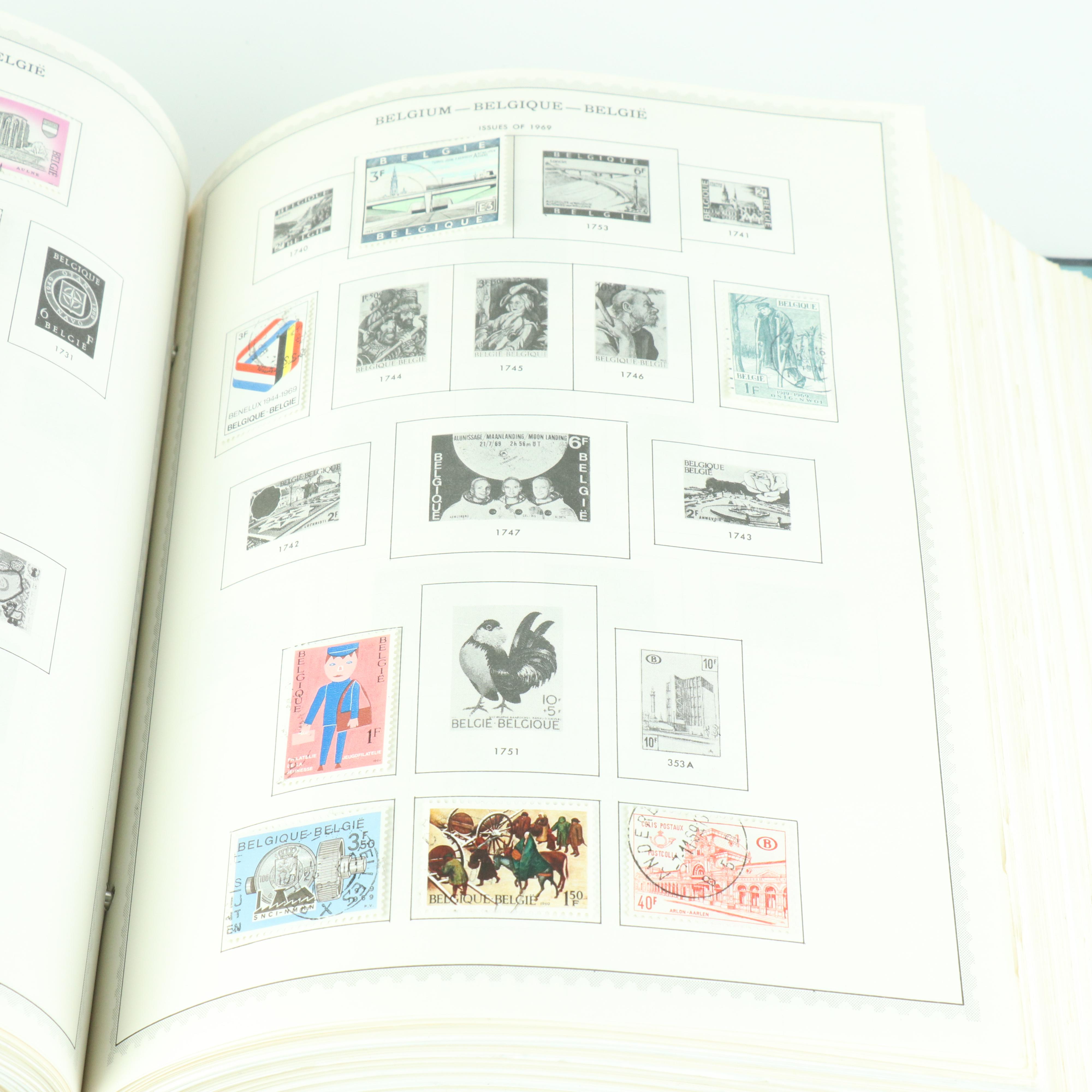 "Supreme Global Stamp Album" Postage Stamp Collection (A-B)