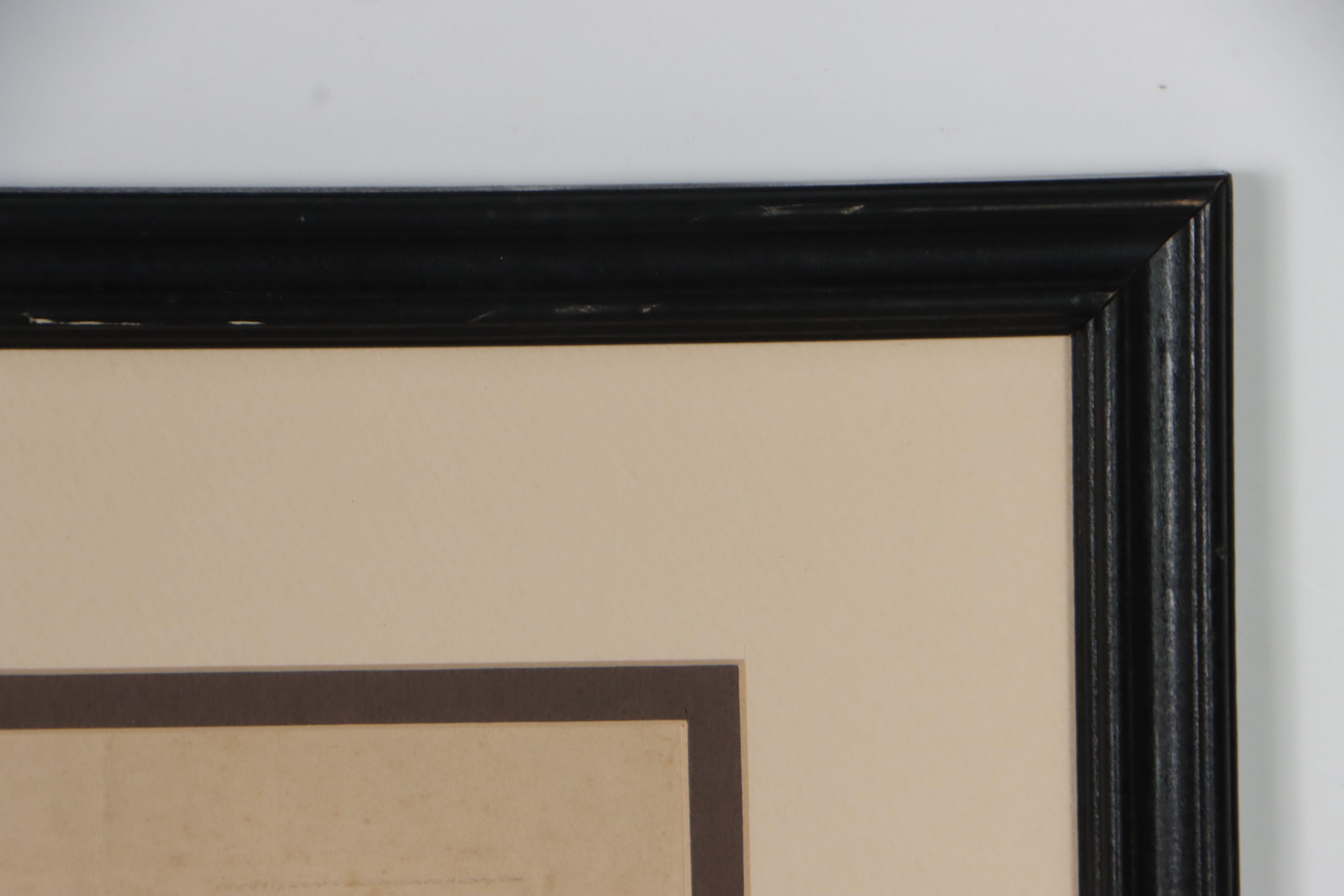 Boris O’Klein Hand-Colored Etching of Dogs "Sens Unique!!"