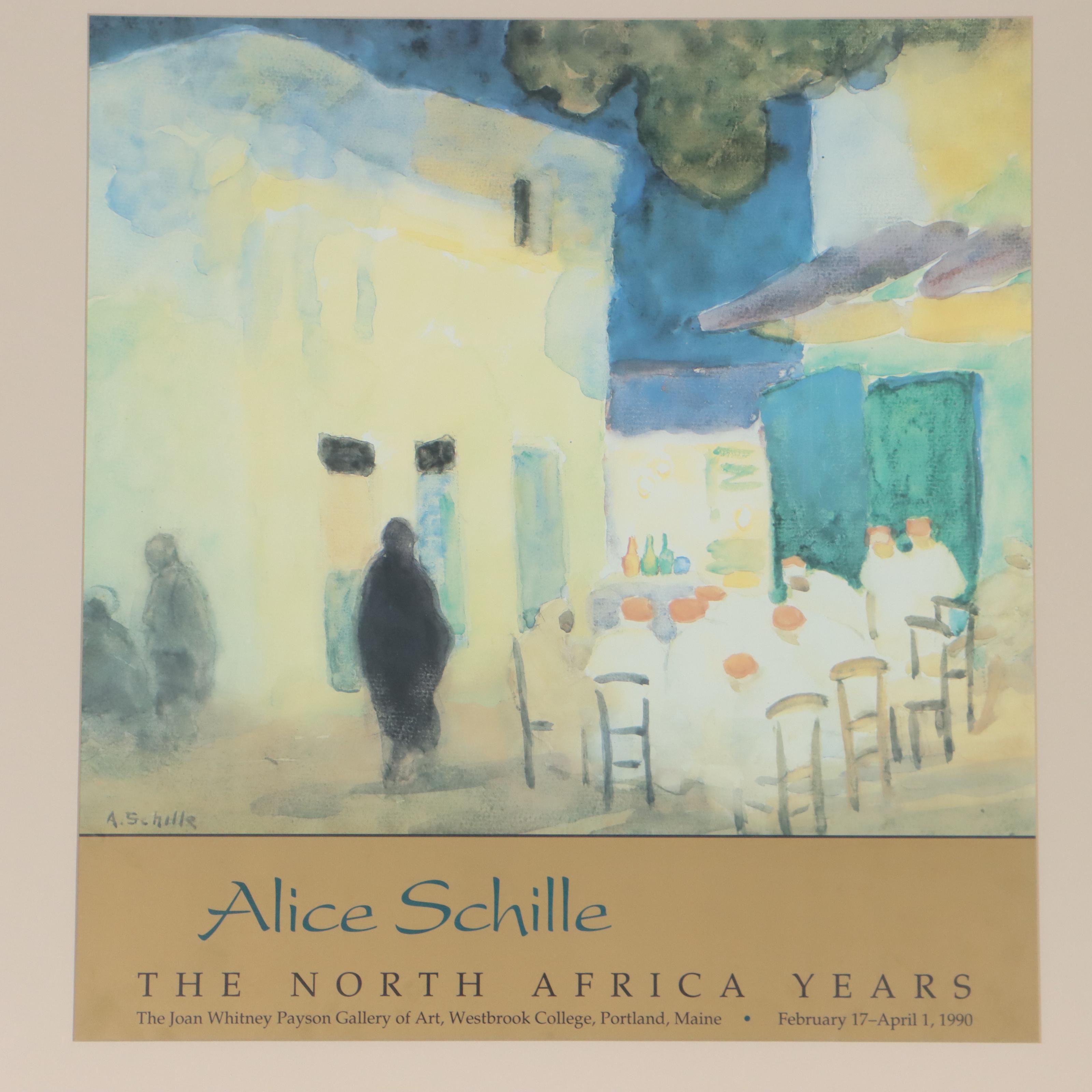 Joan Whitney Payson Gallery of Art Offset Lithograph After Alice Schille