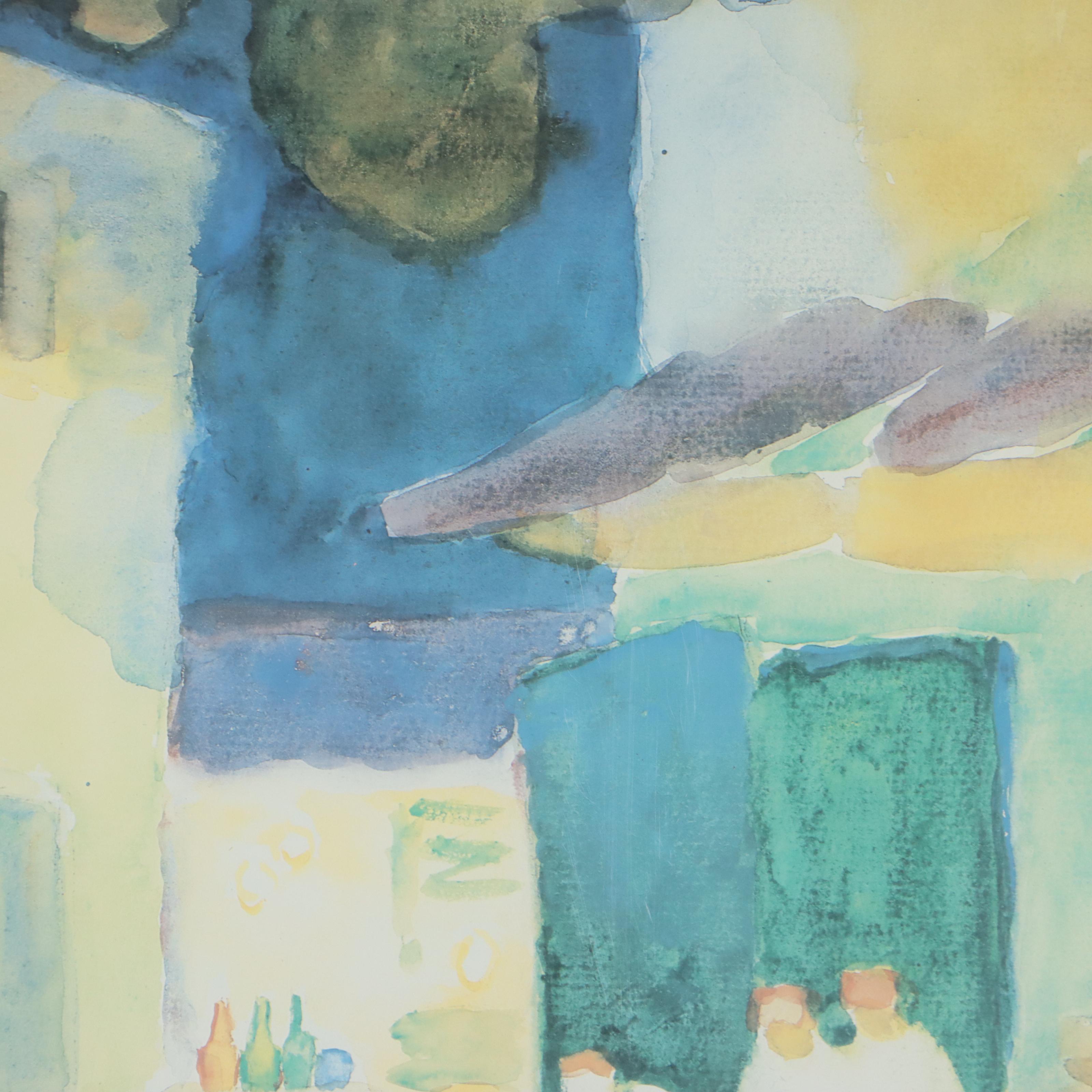 Joan Whitney Payson Gallery of Art Offset Lithograph After Alice Schille