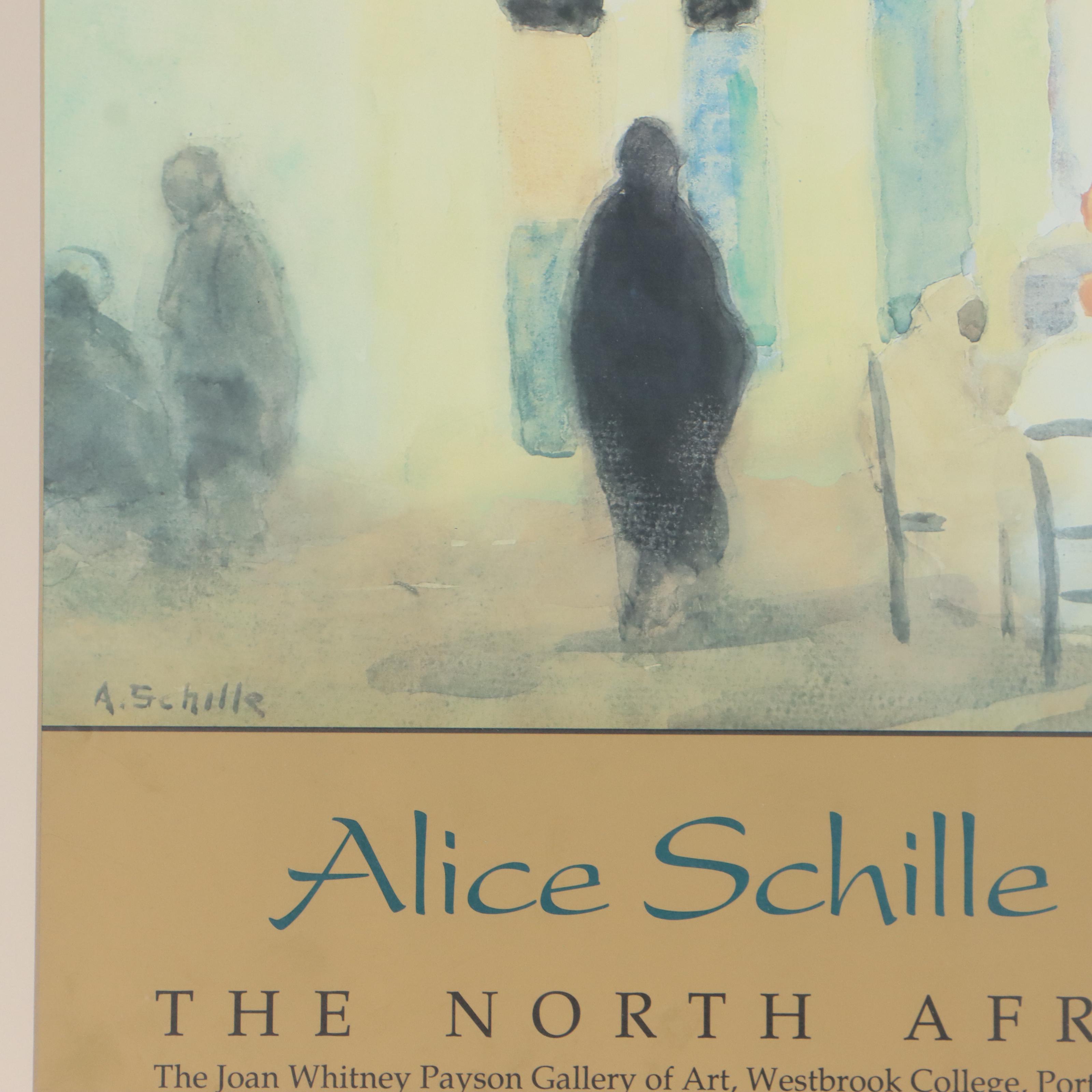 Joan Whitney Payson Gallery of Art Offset Lithograph After Alice Schille