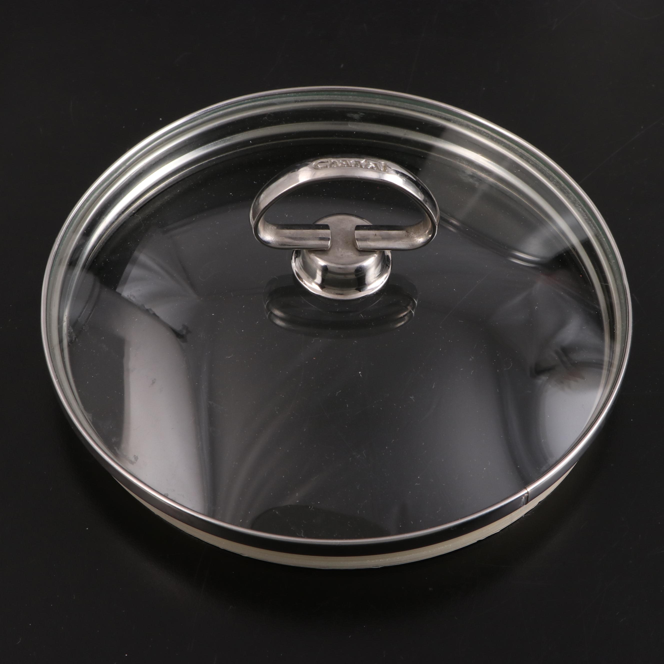 Chantal Stainless Whistling Tea Kettle and Enameled Canister Set