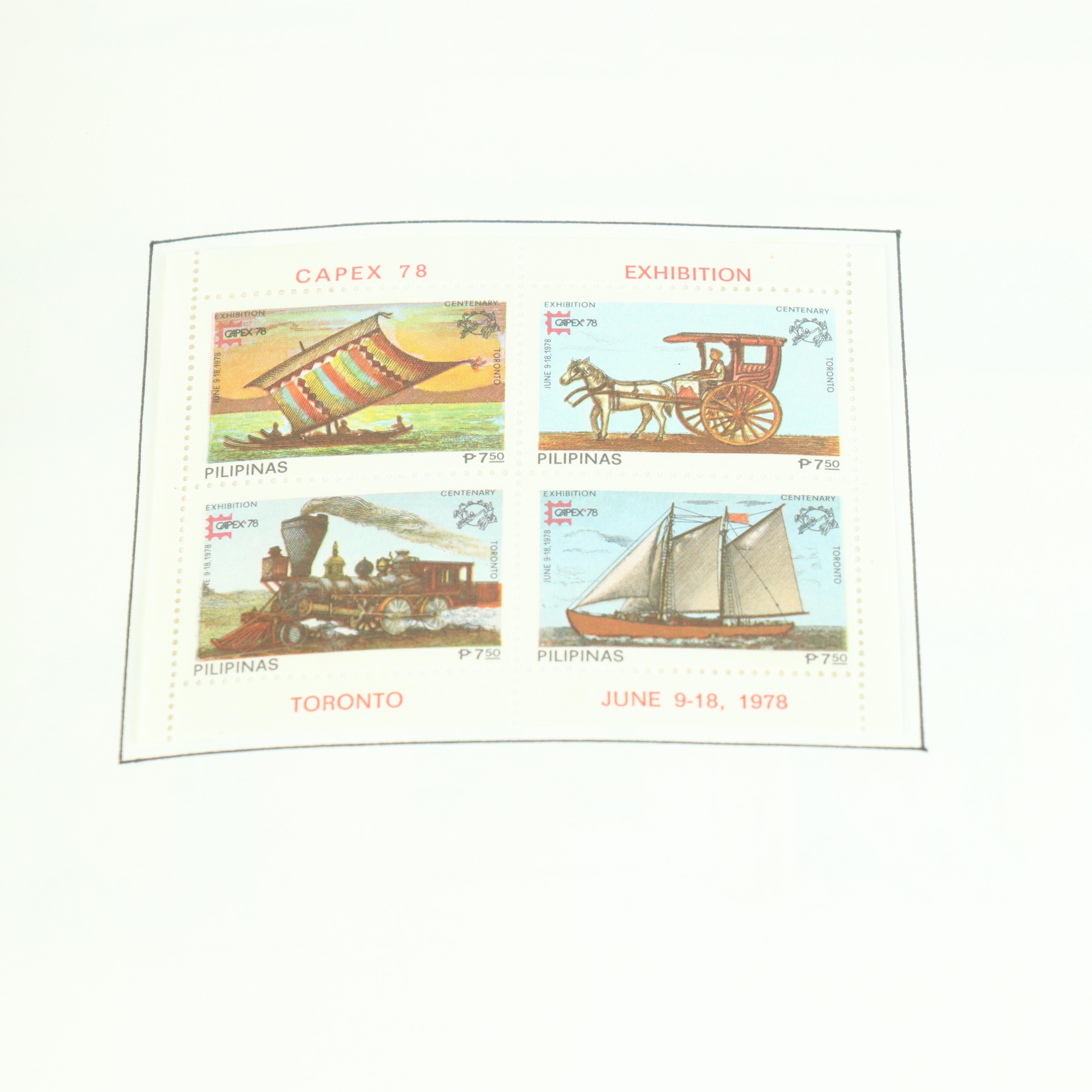 "Supreme Global Stamp Album" Postage Stamp Collection (P-R)