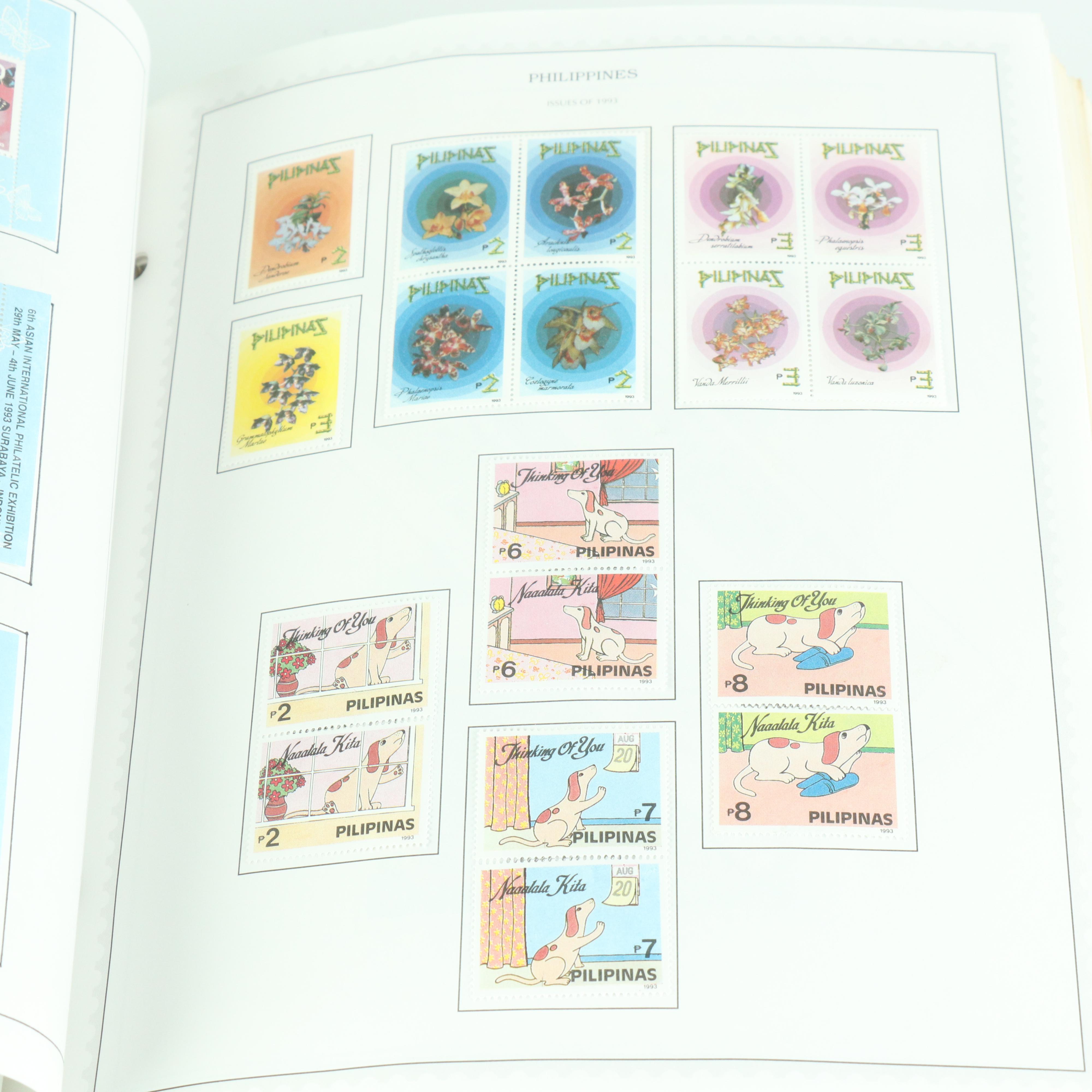 "Supreme Global Stamp Album" Postage Stamp Collection (P-R)