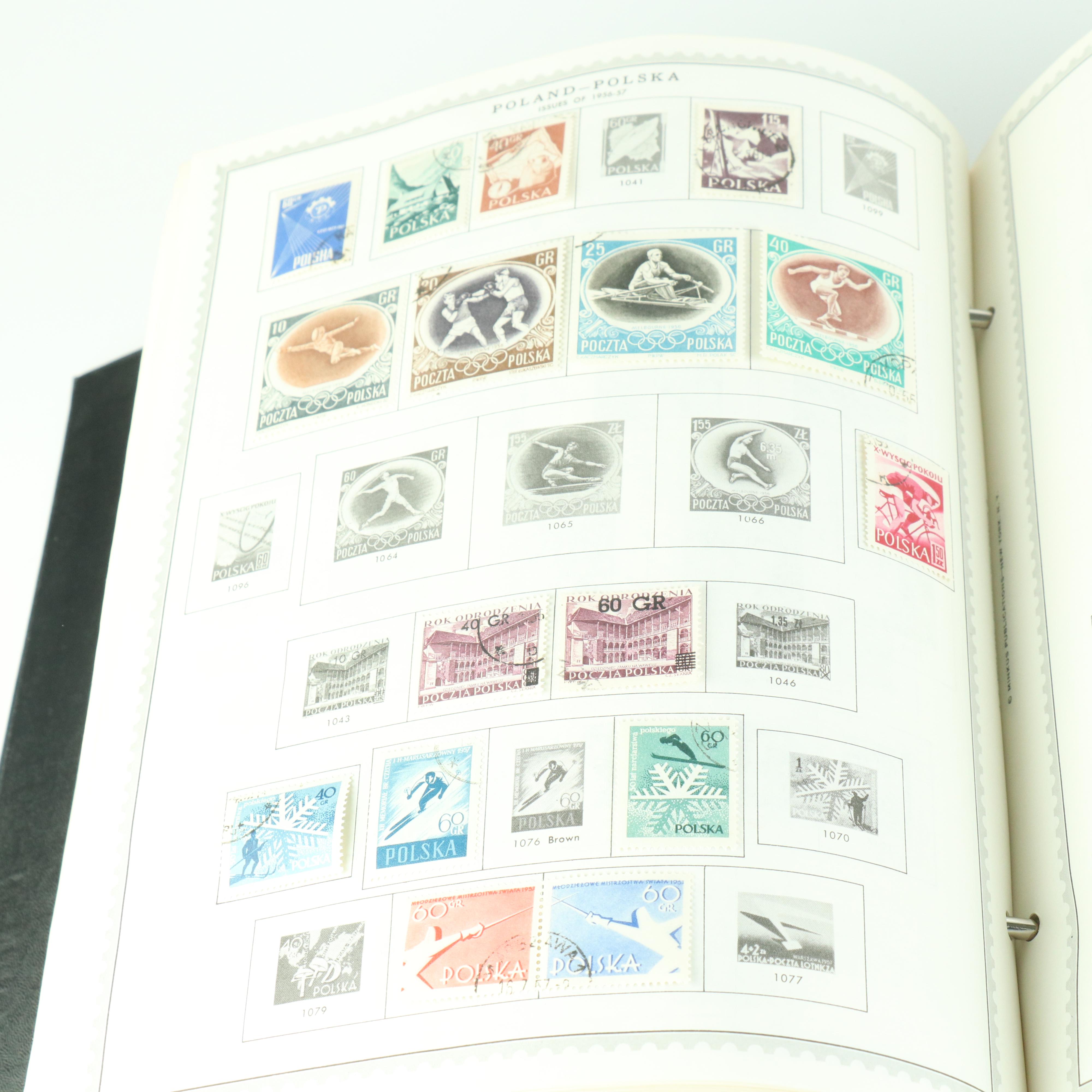"Supreme Global Stamp Album" Postage Stamp Collection (P-R)