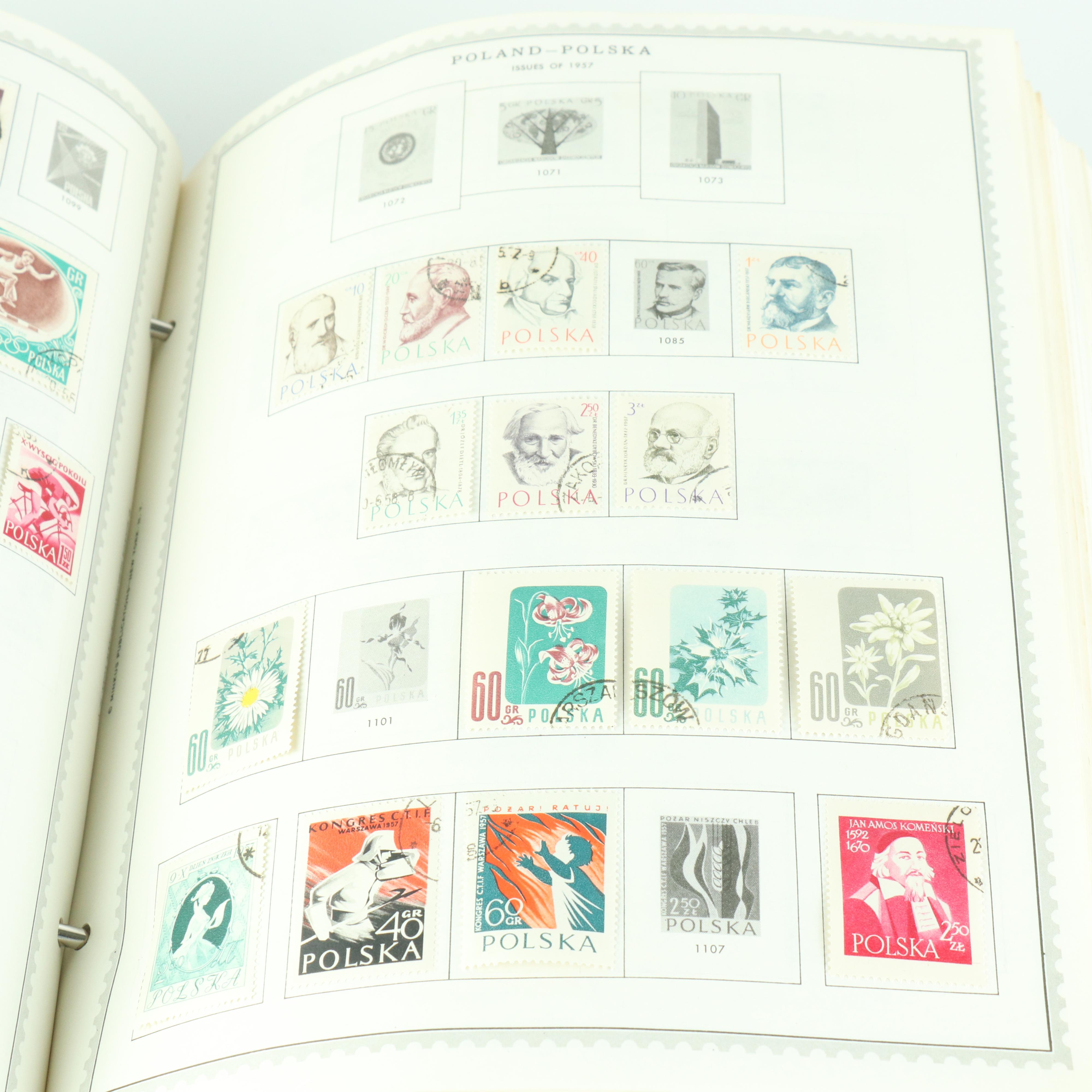 "Supreme Global Stamp Album" Postage Stamp Collection (P-R)