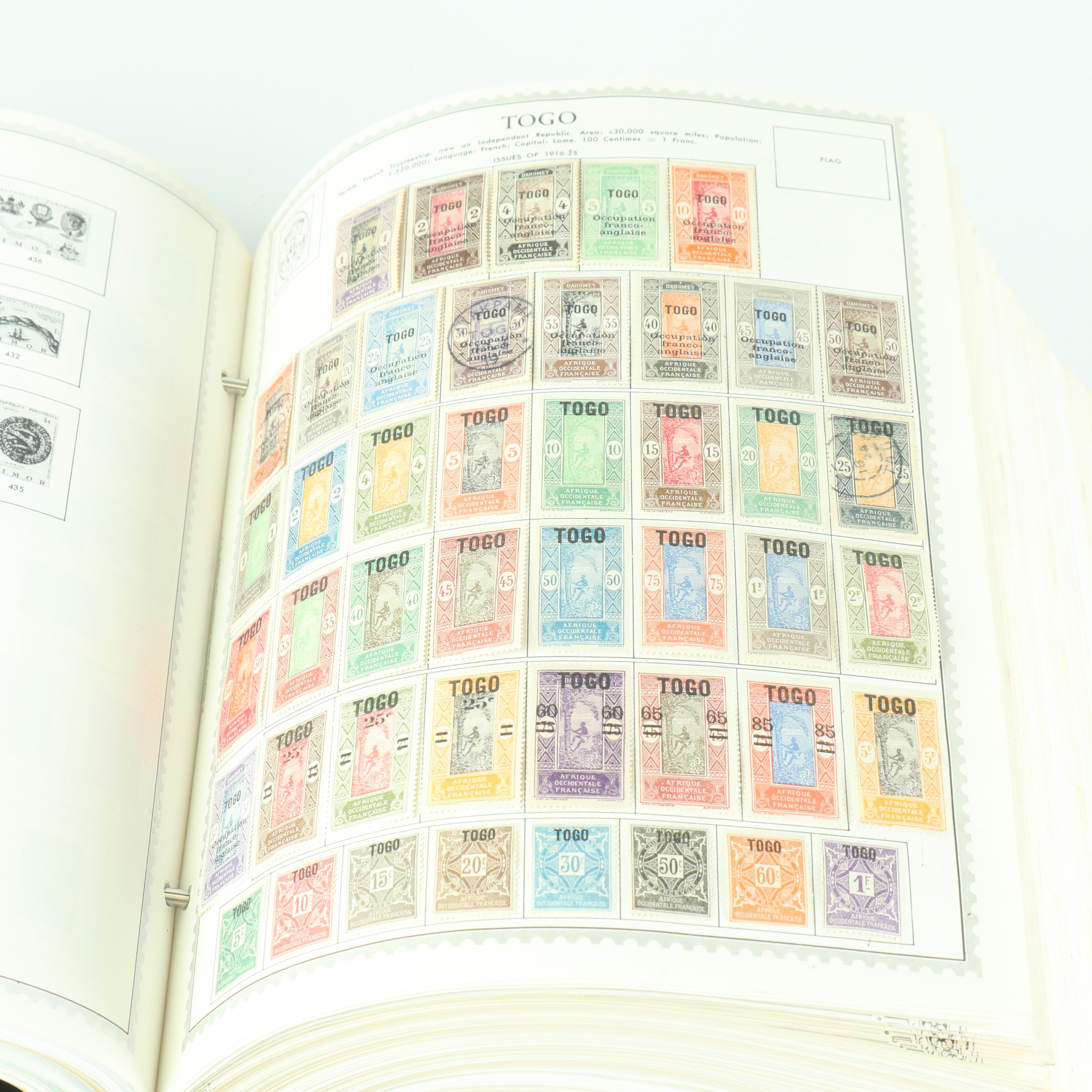 "Supreme Global Stamp Album" Postage Stamp Collection (T)