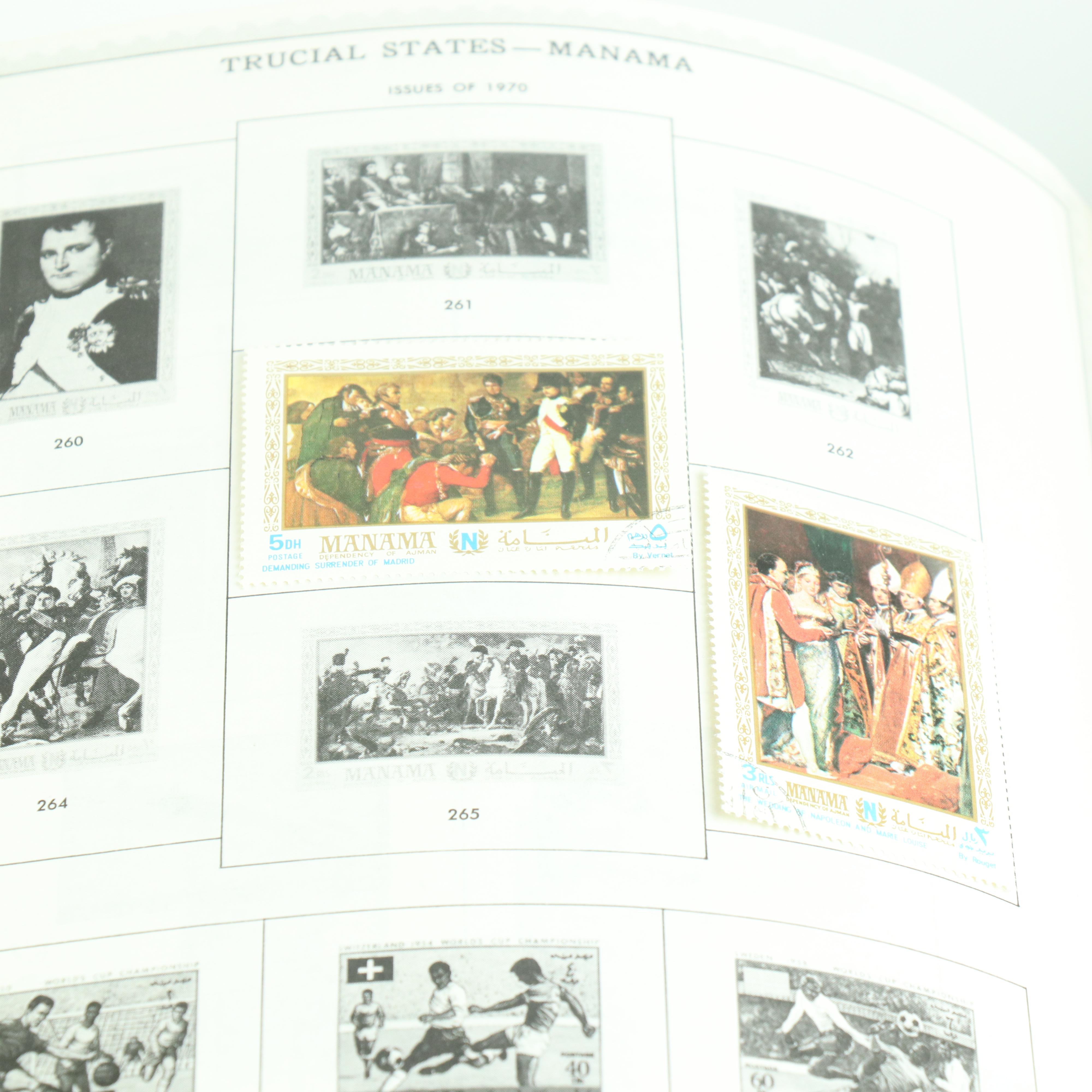 "Supreme Global Stamp Album" Postage Stamp Collection (T)