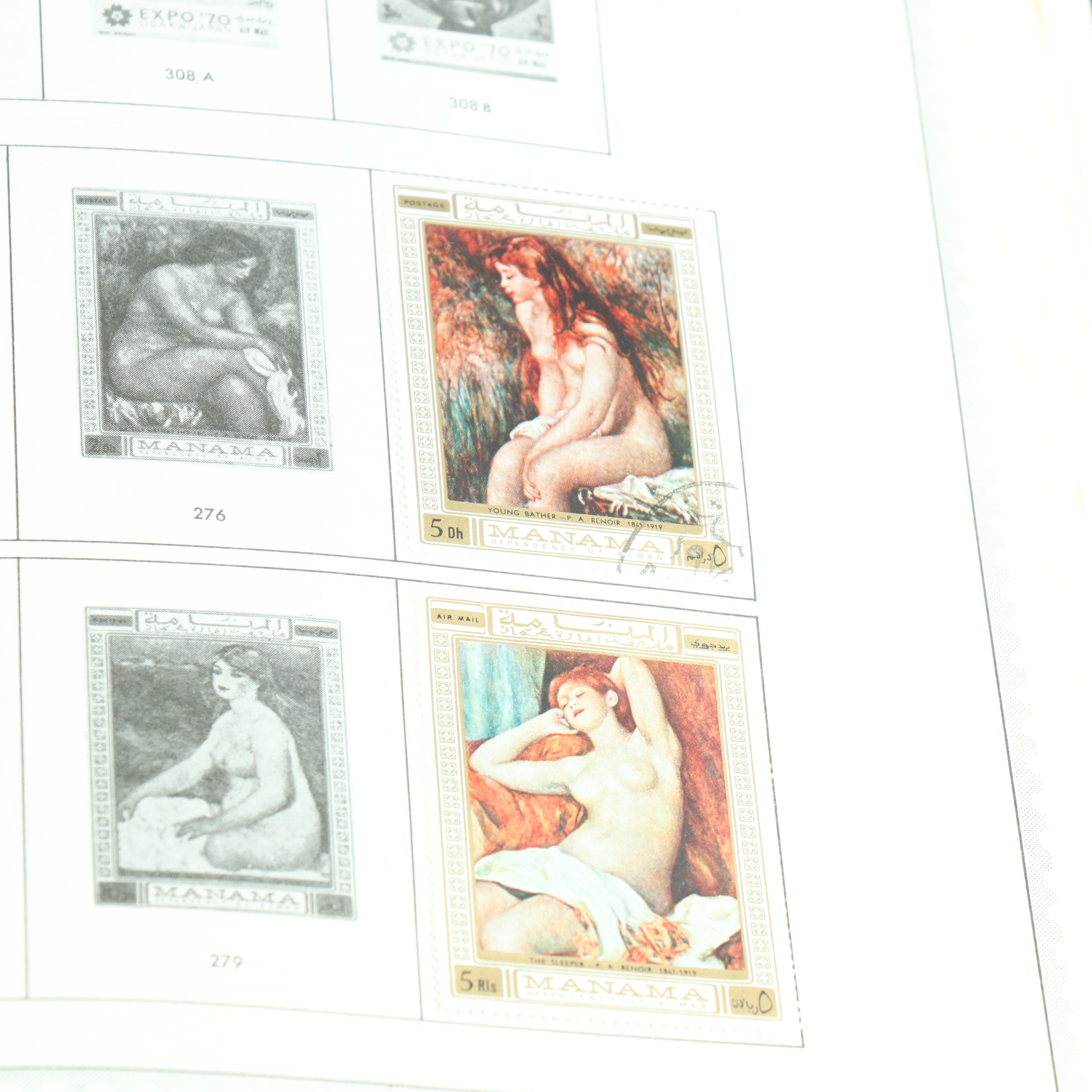 "Supreme Global Stamp Album" Postage Stamp Collection (T)