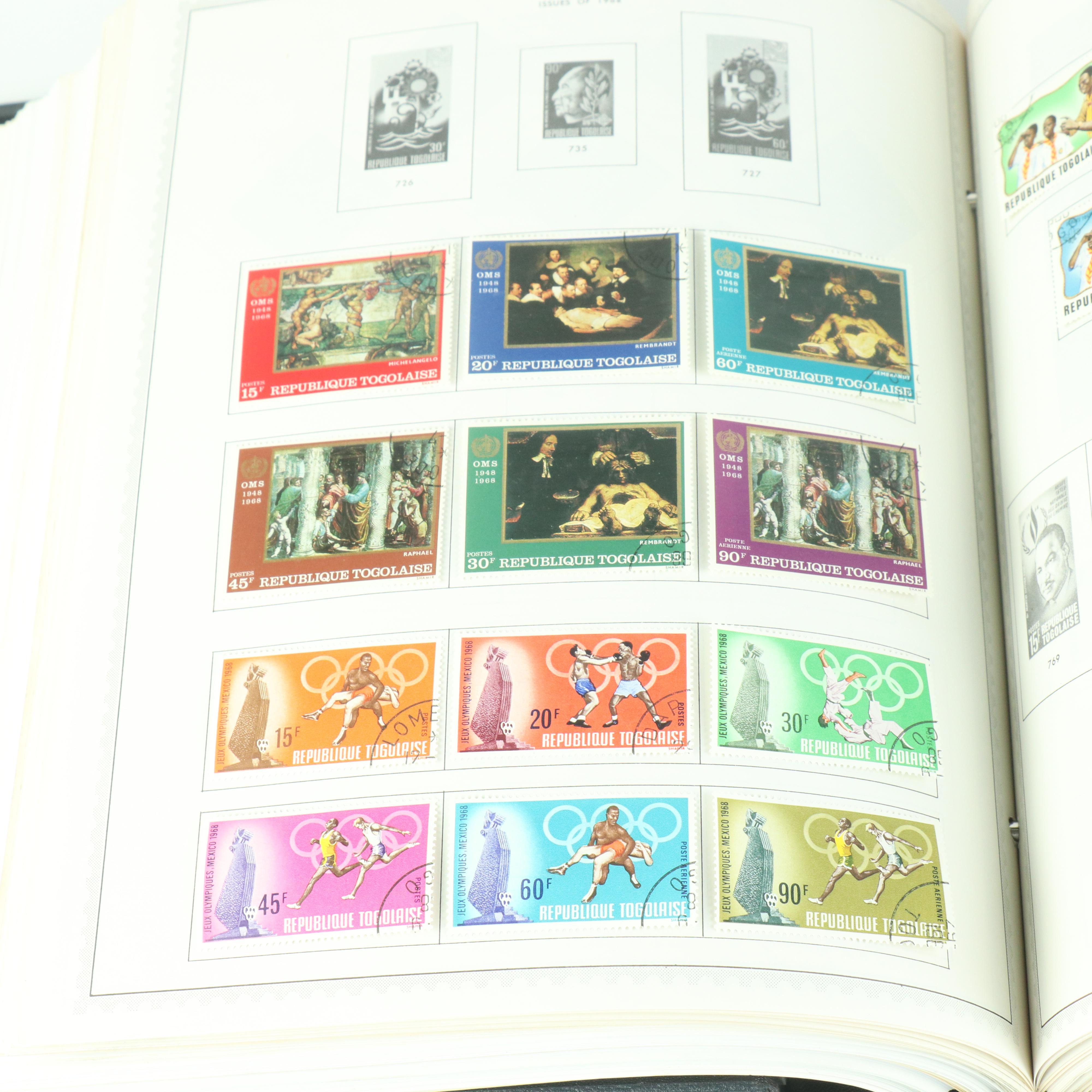 "Supreme Global Stamp Album" Postage Stamp Collection (T)