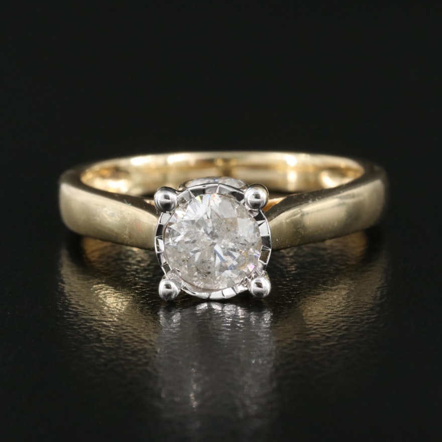 14K 1.01 CTW Diamond Ring