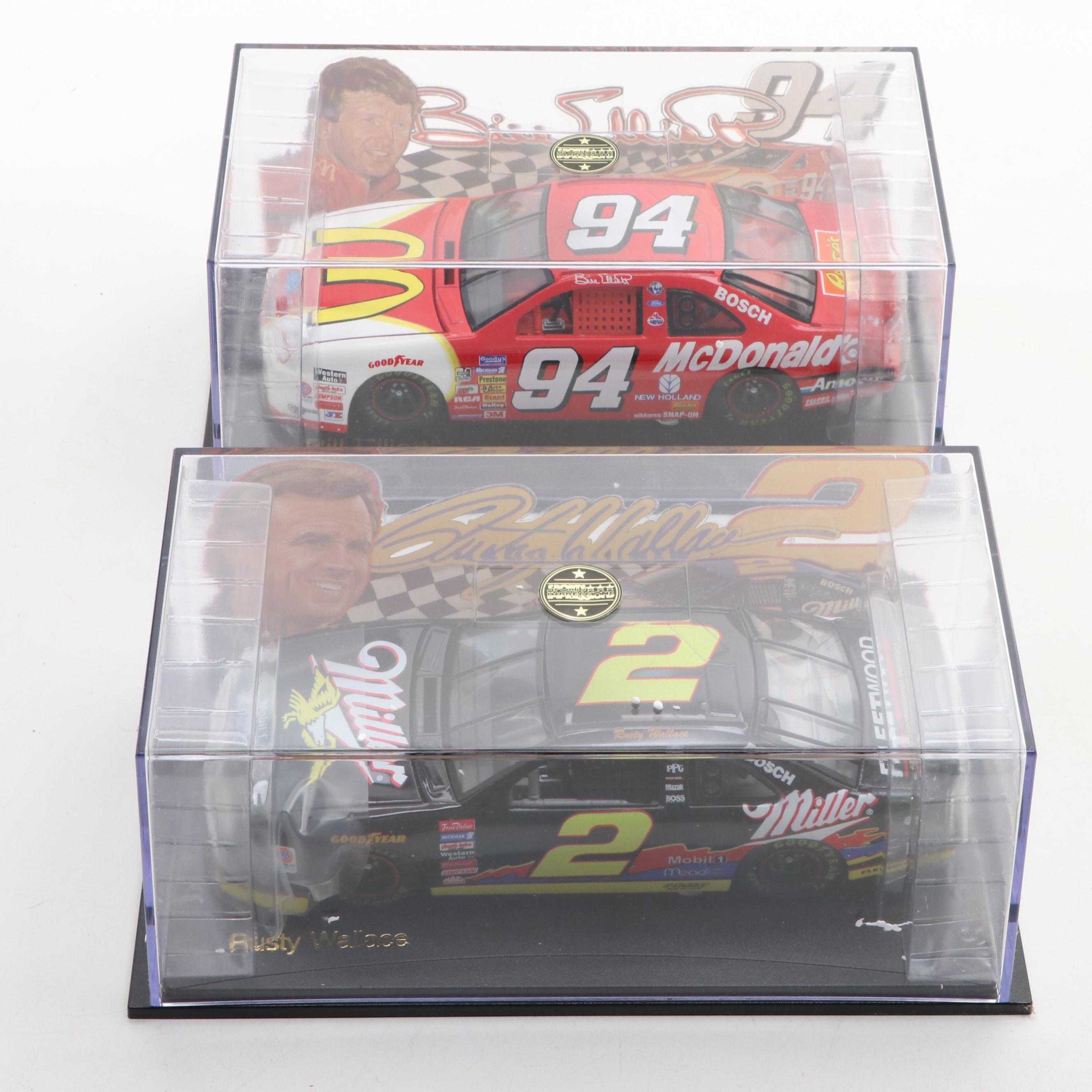 Ertl, More Diecast NASCAR Cars with #46 Bill Elliott McDonalds Thunderbird, More