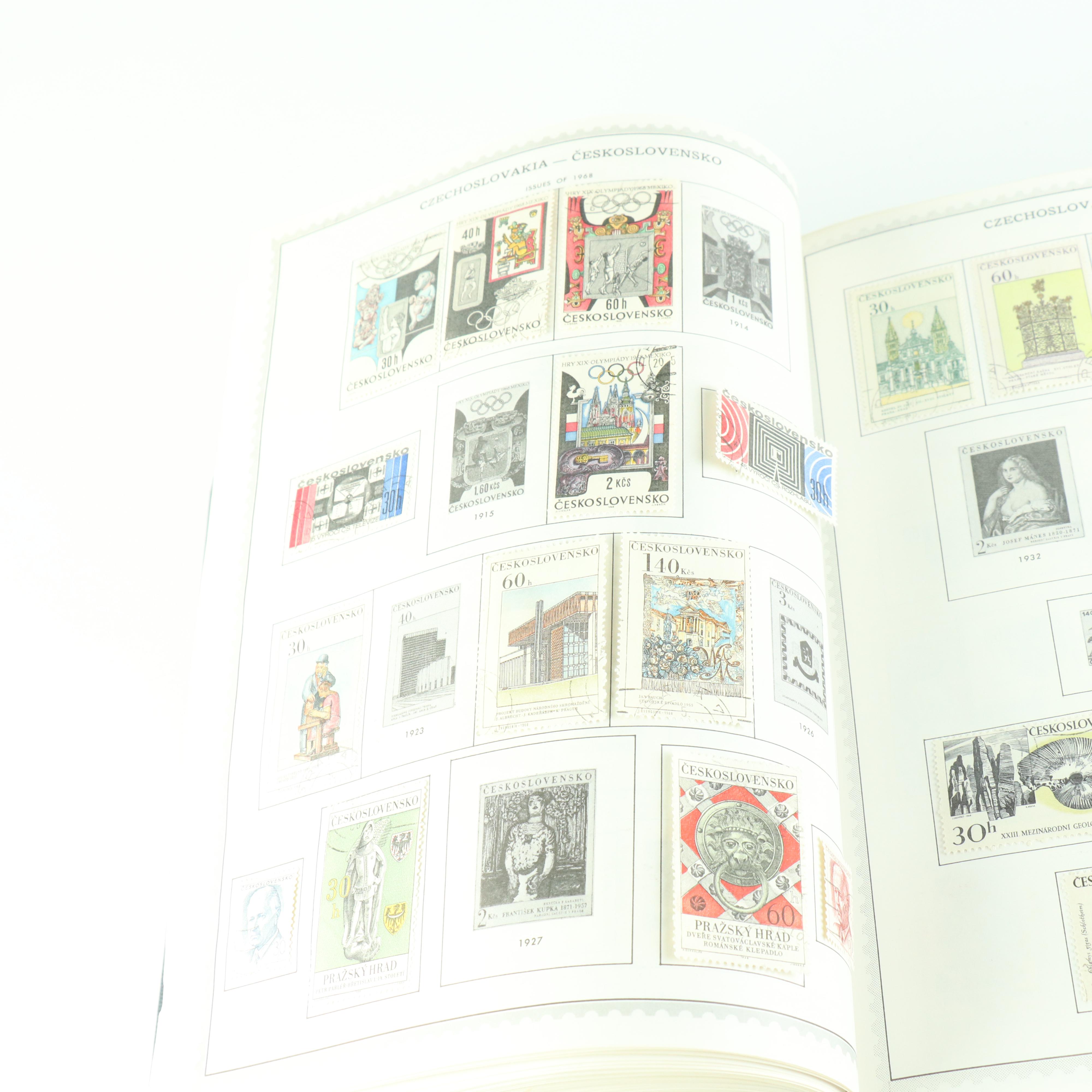 "Supreme Global Stamp Album" Postage Stamp Collection (C-F)